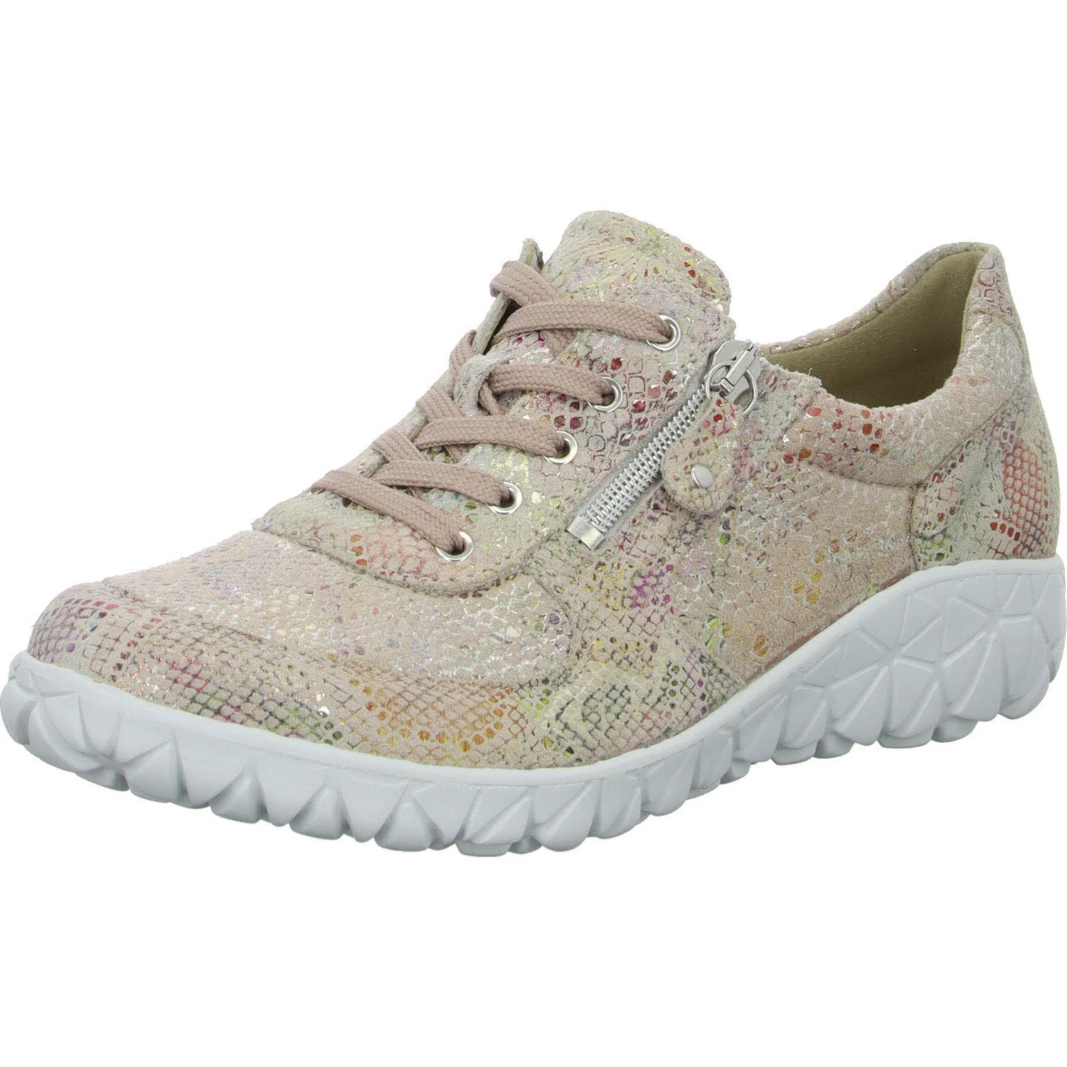 Element 2 von 8 (Bild) – Waldläufer Damen Schnürschuhe H89001-243/264 Havy Soft rosa H (weit)