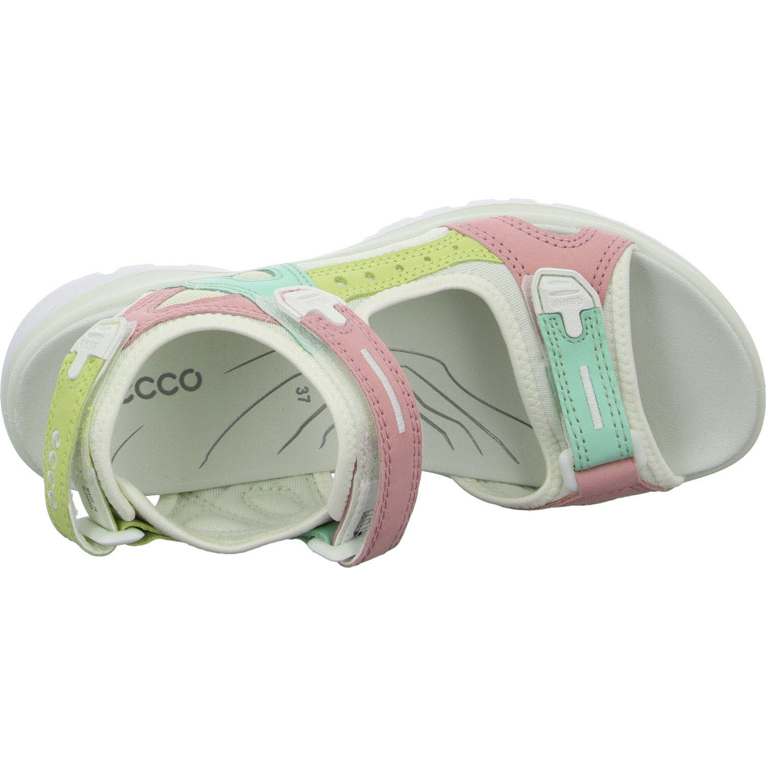 Element 8 von 8 (Bild) – Ecco Damen Sandalen 069563/61156 Offroad old rose/emerald/sunny lime normal