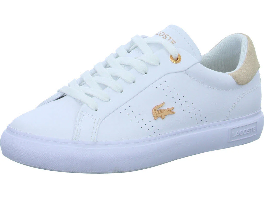Lacoste Damen Schnürschuhe 48SFA0003_1Y9 Women's Powercourt 2.0 Sneakers Blush Pack white/light pink normal