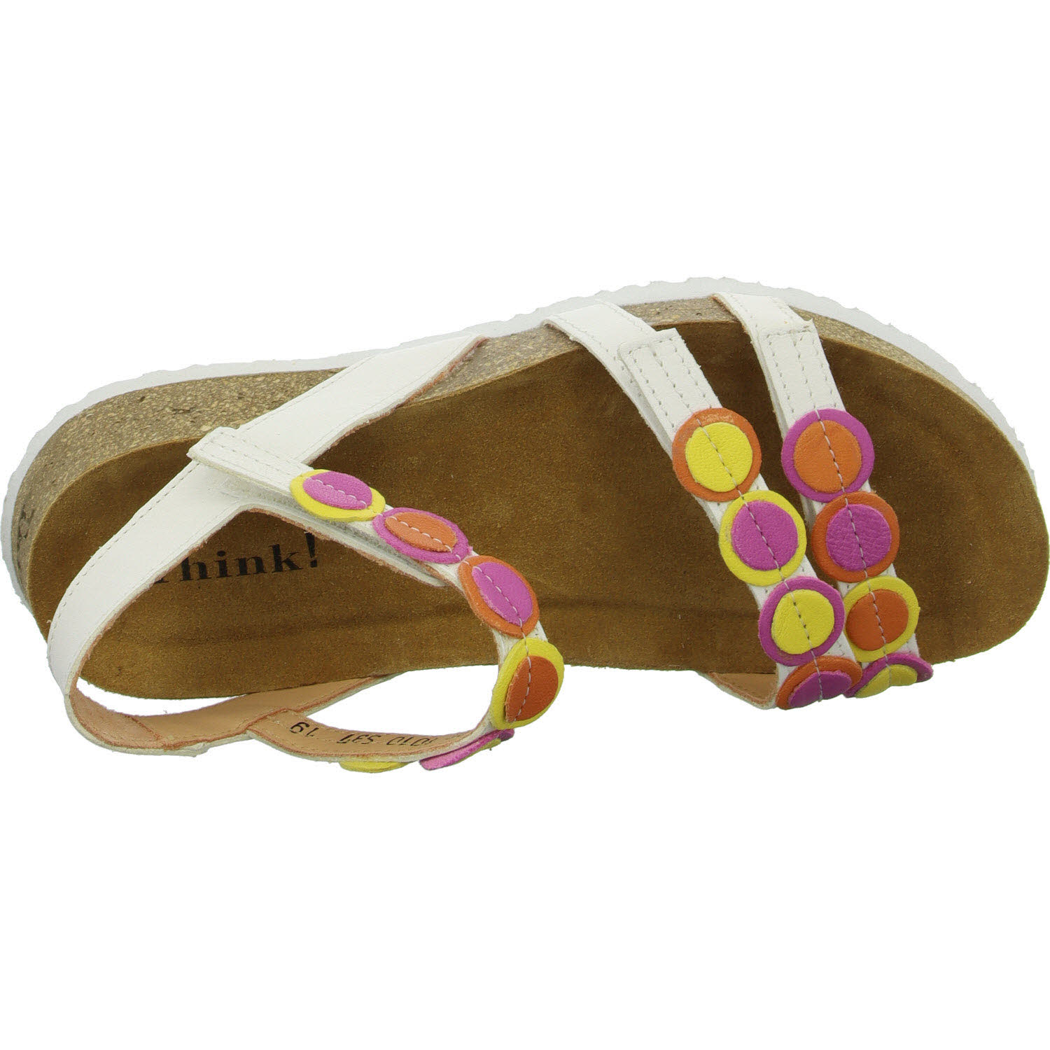 Element 8 von 8 (Bild) – Think Damen Sandalen 3-000322-1010 KOAK bianco/kombi F 1/2 (normal)