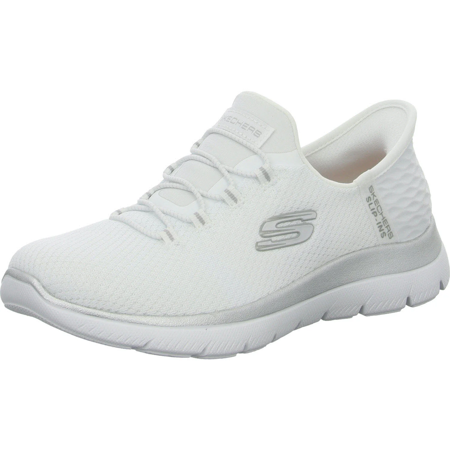 Element 2 von 8 (Bild) – Skechers Damen Slipper 150123 WSL Summits - Diamond Dream white/silver normal