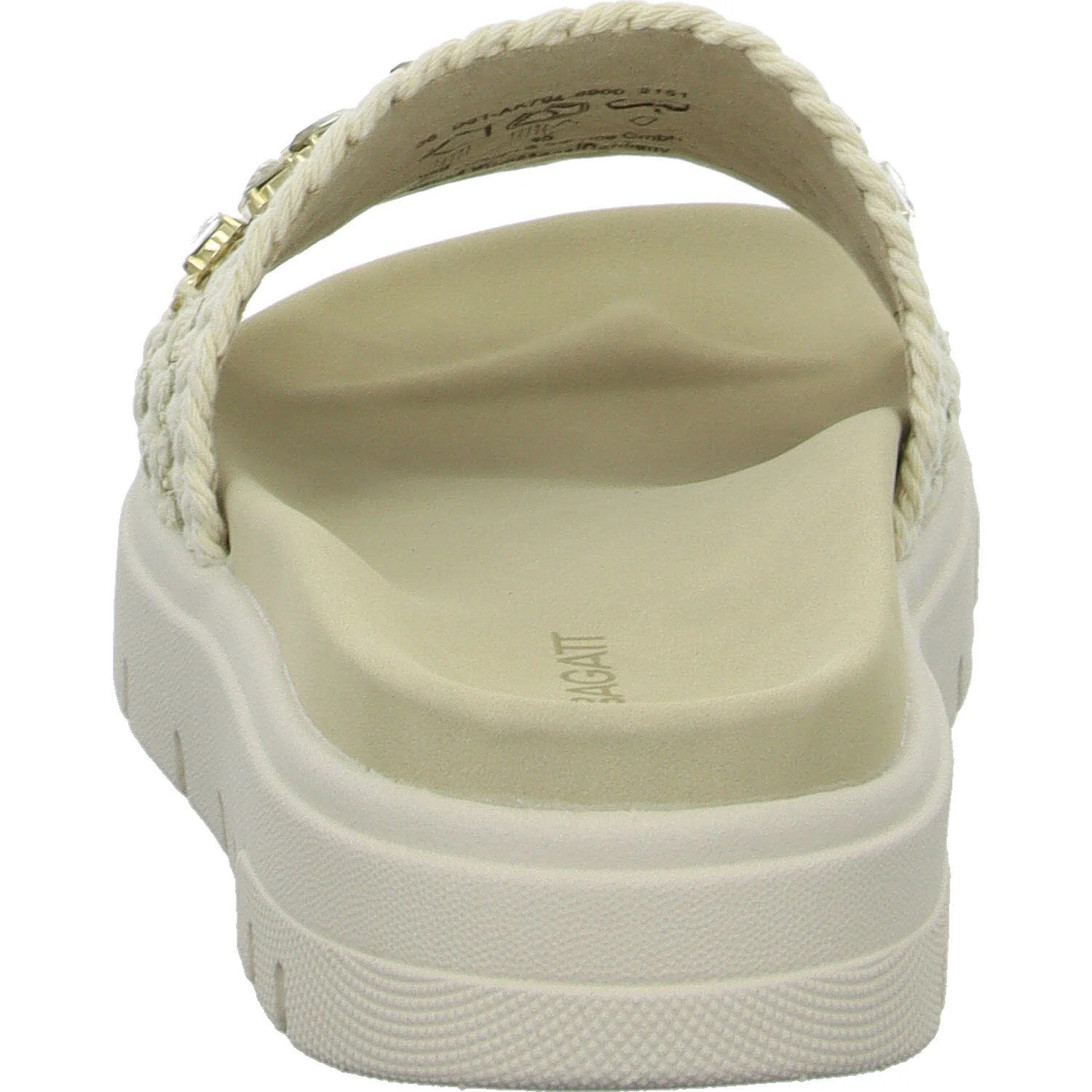 TT.Bagatt Damen Pantoletten D31AK7946900-2151 Dalia Evo offwhite/gold normal