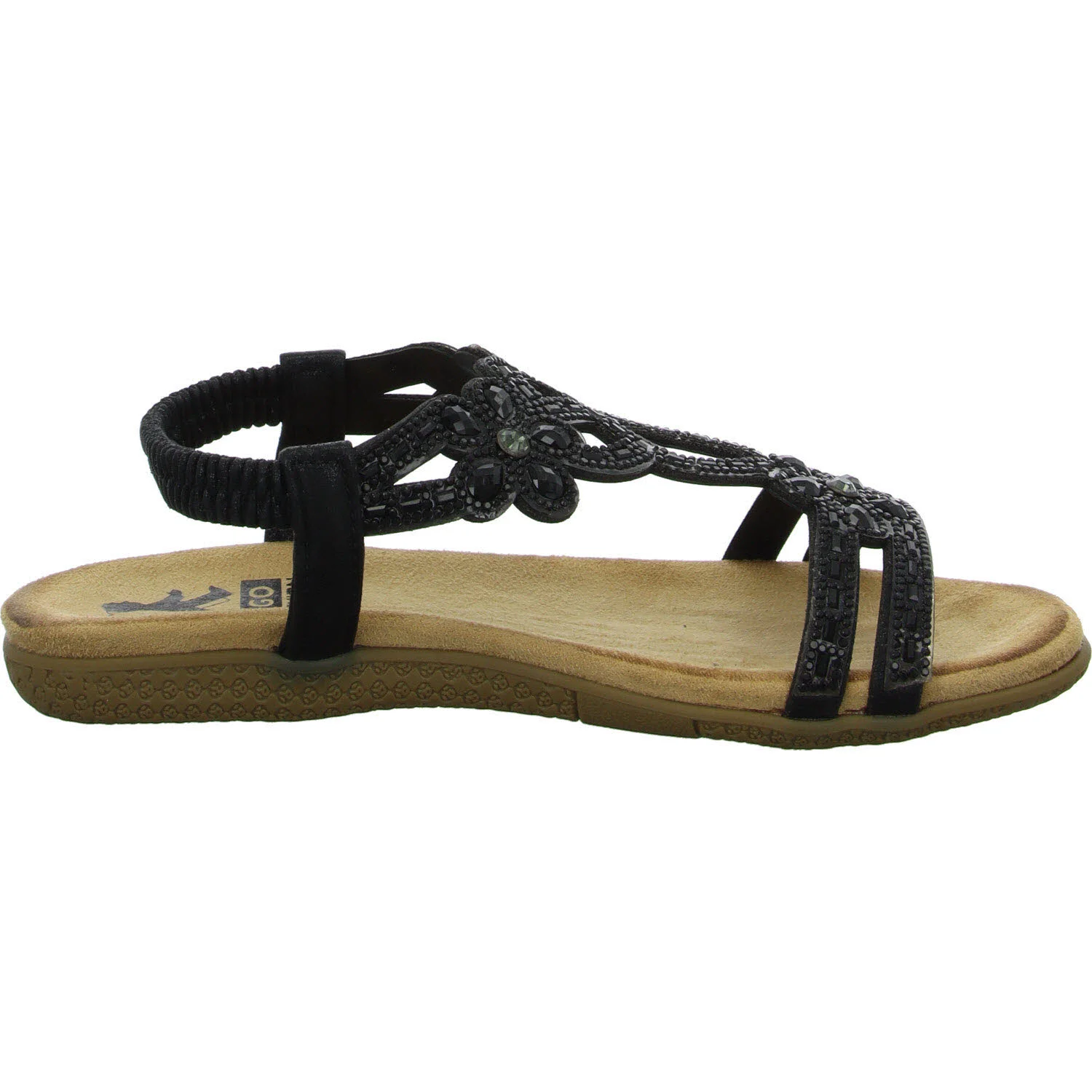 2go Fashion Damen Sandalen 8018802-9 8018802 schwarz normal