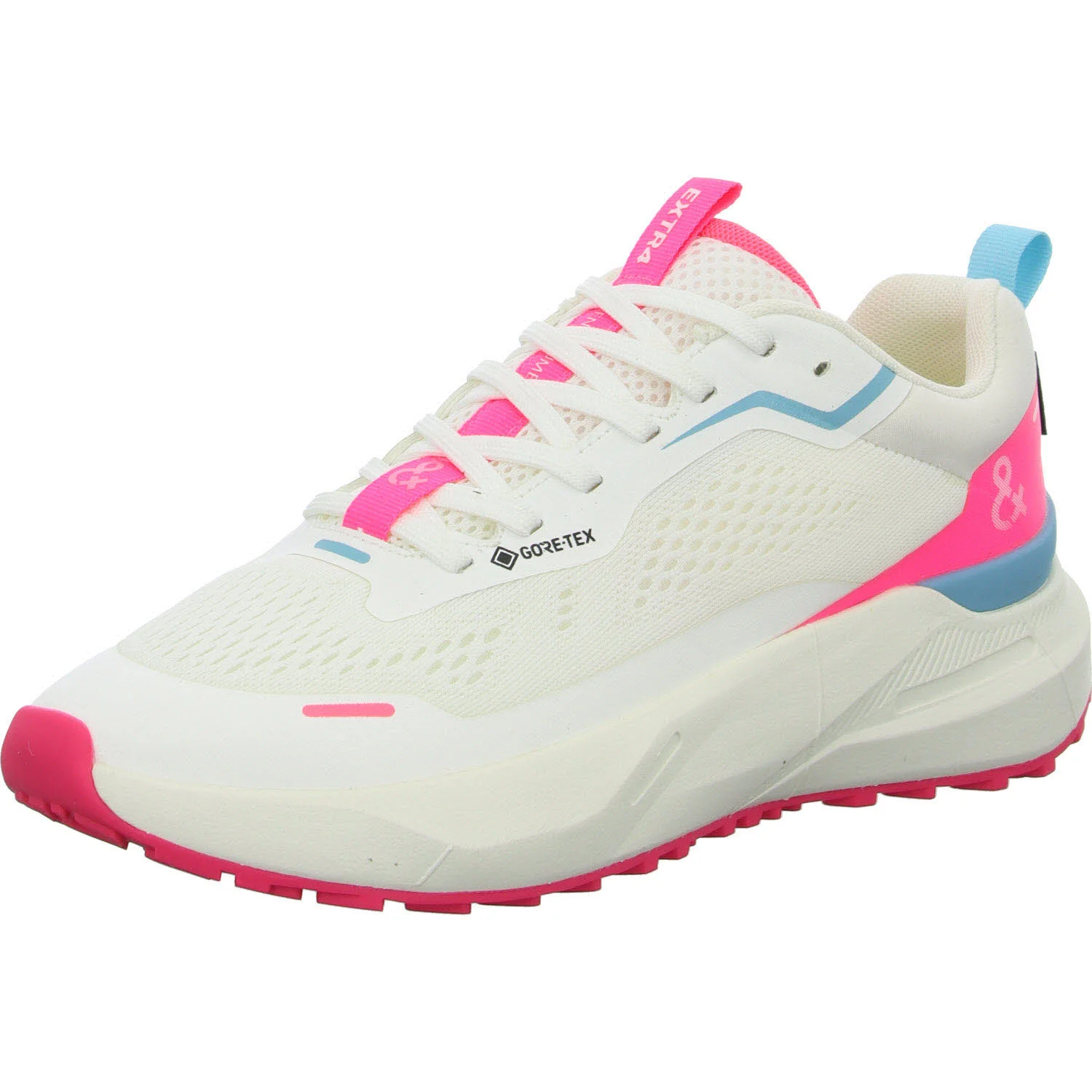 EXTR4 Damen Schnürschuhe 7705011 D-KAIZEN GTX bianco-fuxia normal
