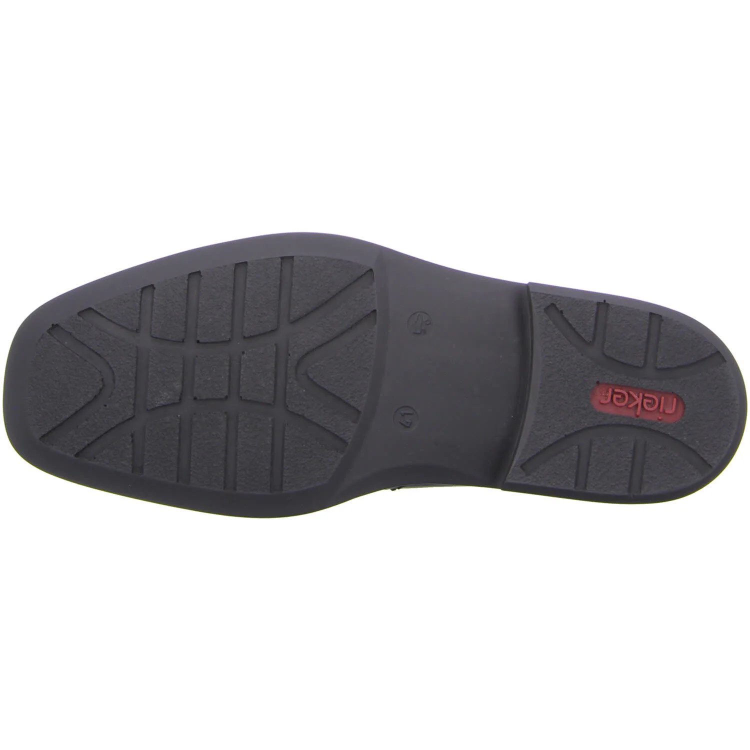 Rieker Herren Schnürschuhe B0812-00 B0812 nero/schwarz H (extra weit)