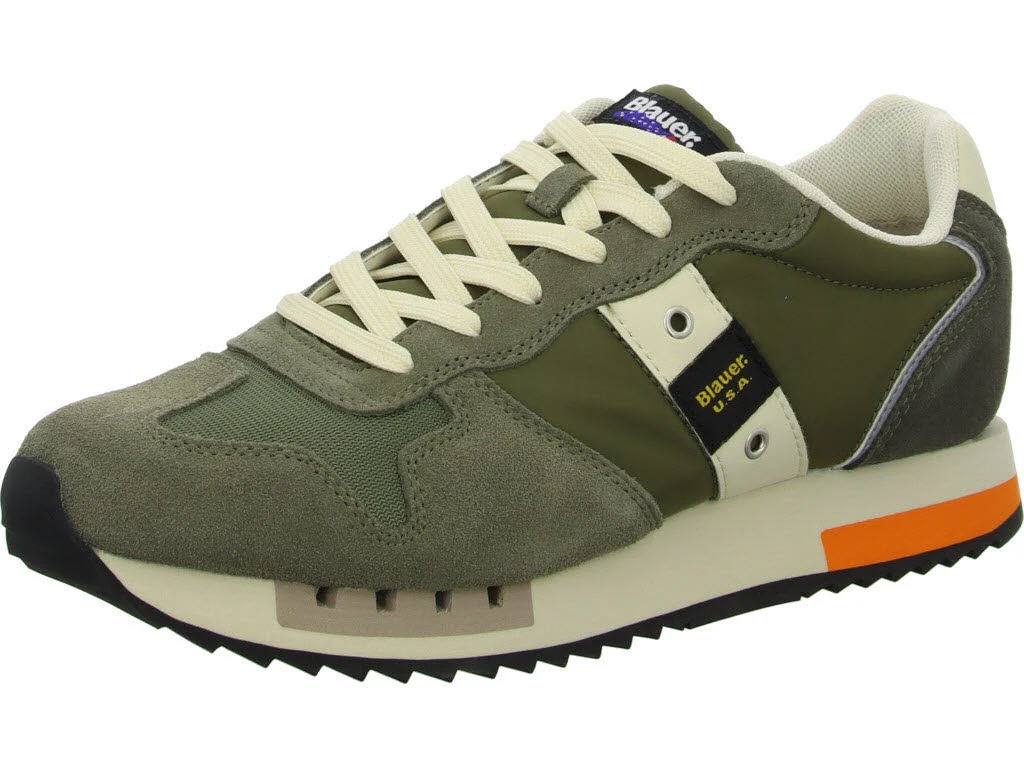 Blauer Herren Schnürschuhe S5QUEENS01/MES QUEENS military/beige normal