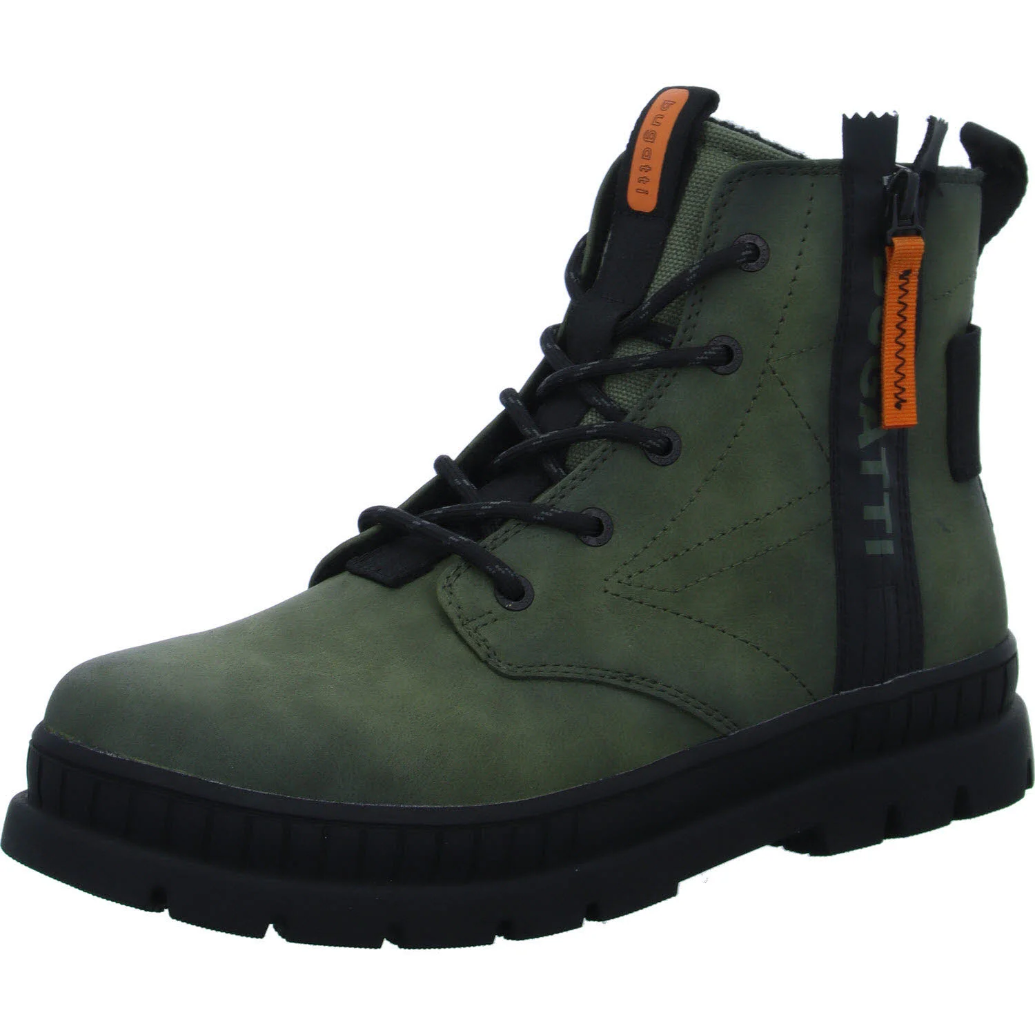Bugatti men Herren Schnürstiefel 321AGB335000-7100 Pallario comfort dark green normal