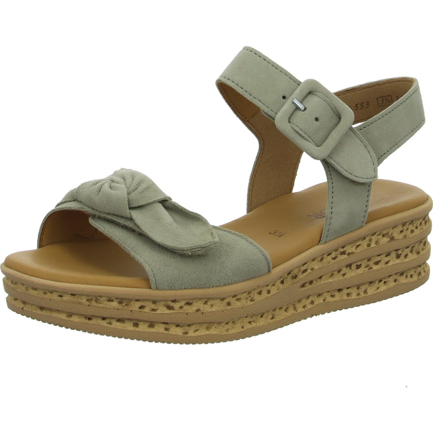 Element 2 von 8 (Bild) – Gabor Damen Sandalen 84.553.11 84.553 schilf F (schmal/normal)