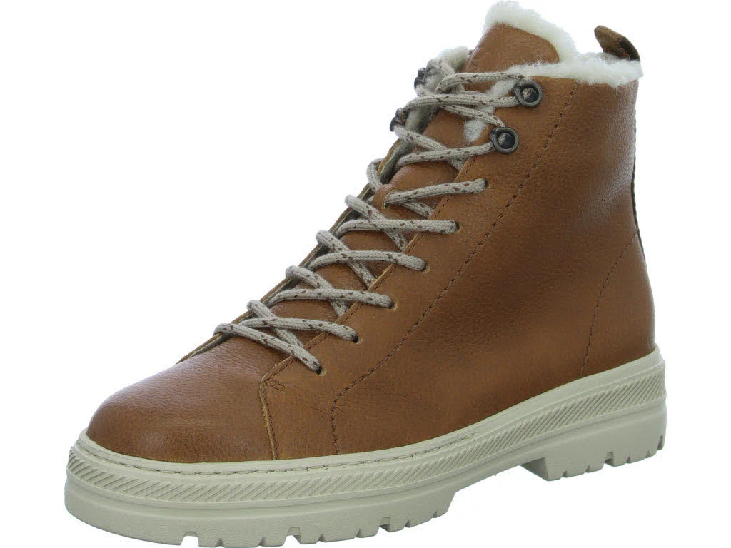 Paul Green Damen Schnürstiefel warm 5287-058 5287 cognac normal