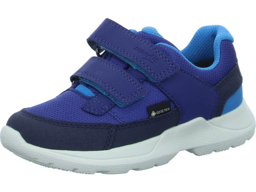 Element 1 von 8 (Bild) – Superfit Kinderschuh zum Schlupfen 1-006205-8020 RUSH blau/türkis WMS mittel