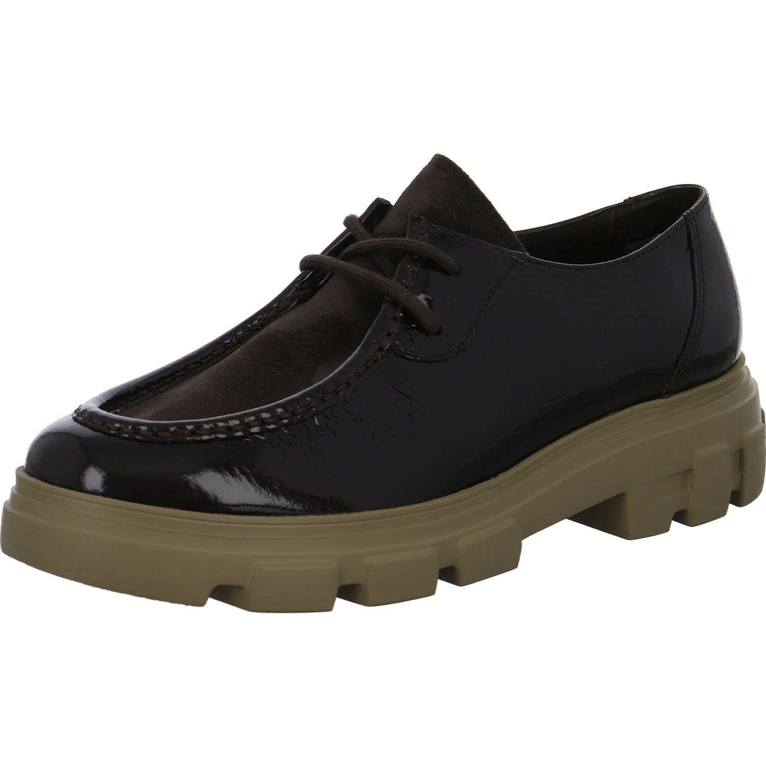 Paul Green Damen Schnürschuhe 1183-030 1183 moro/mocca normal