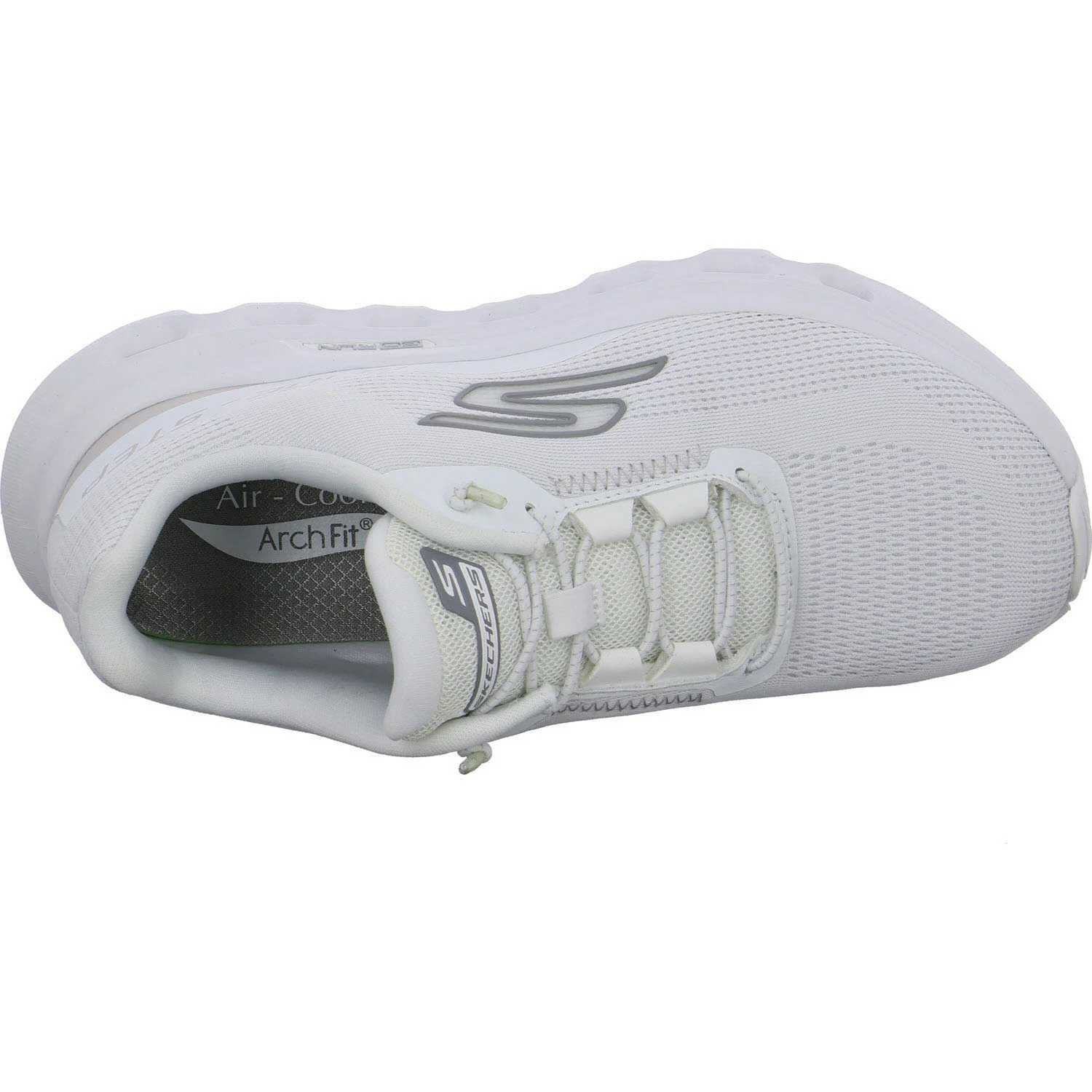 Skechers Damen Slipper 129802 WHT Go Run Glide-Step Arch Fi - Casion white normal