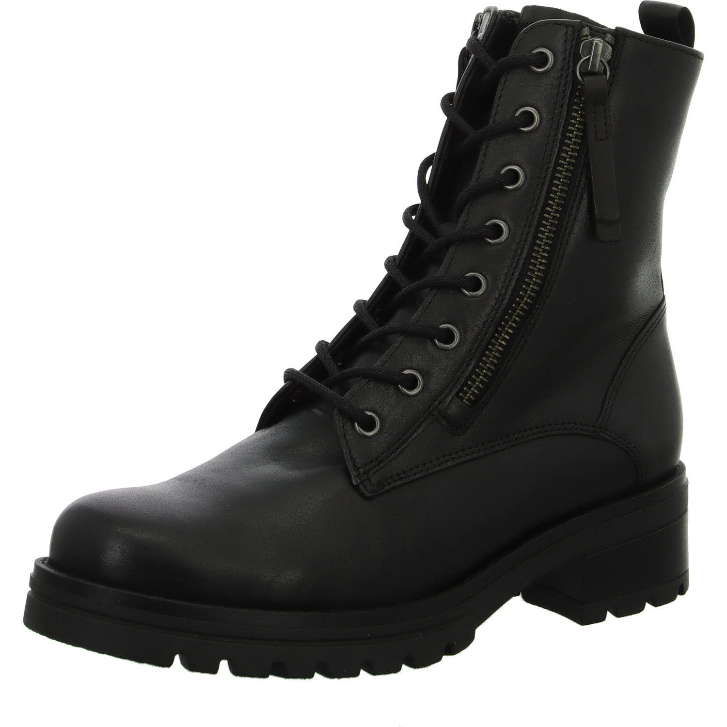 Gabor Damen Schnürstiefel 8027.03.001 8027.03 black (a.silver) G (normal)