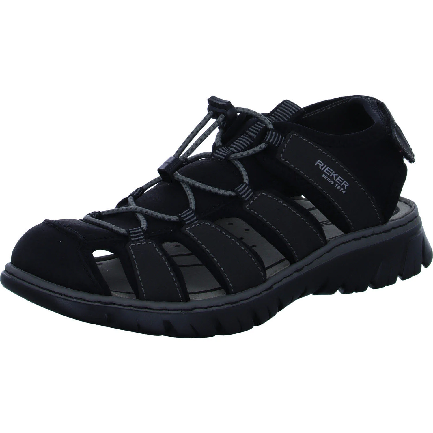 Element 2 von 3 (Bild) – Rieker Herren Sandalen 26770-00 26770 schwarz/schwarz/schw G (weit)