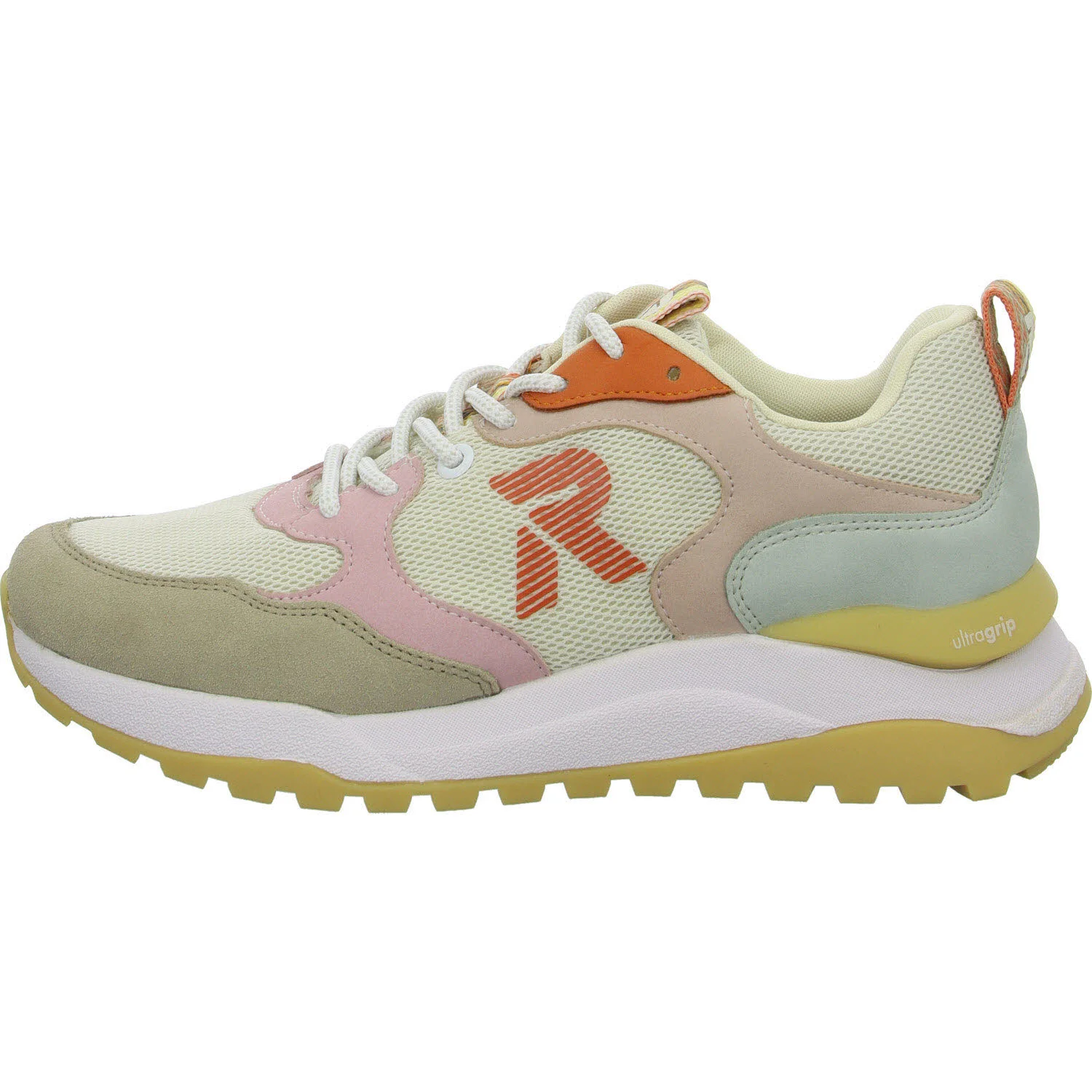 Rieker Damen Schnürschuhe W2506-61 W2506 lehm/crema/bouchara/pumpkin F 1/2 (normal)