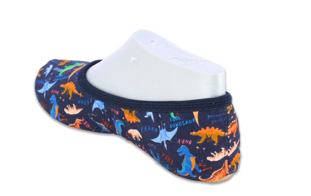 Element 2 von 8 (Bild) – Beck Gymnastikschuhe 298/05 Dinosaurier dunkelblau normal