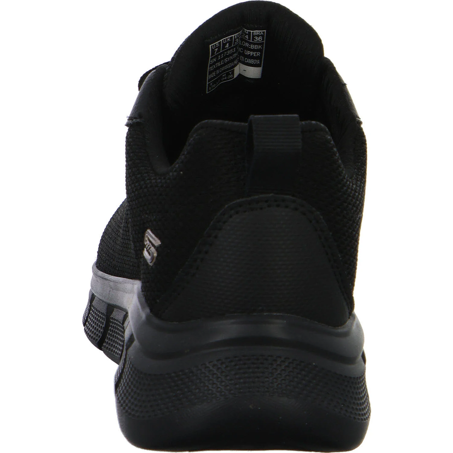 Skechers Damen Schnürschuhe 117351 BBK BOBS Sport B Flex - Flex Proof black normal