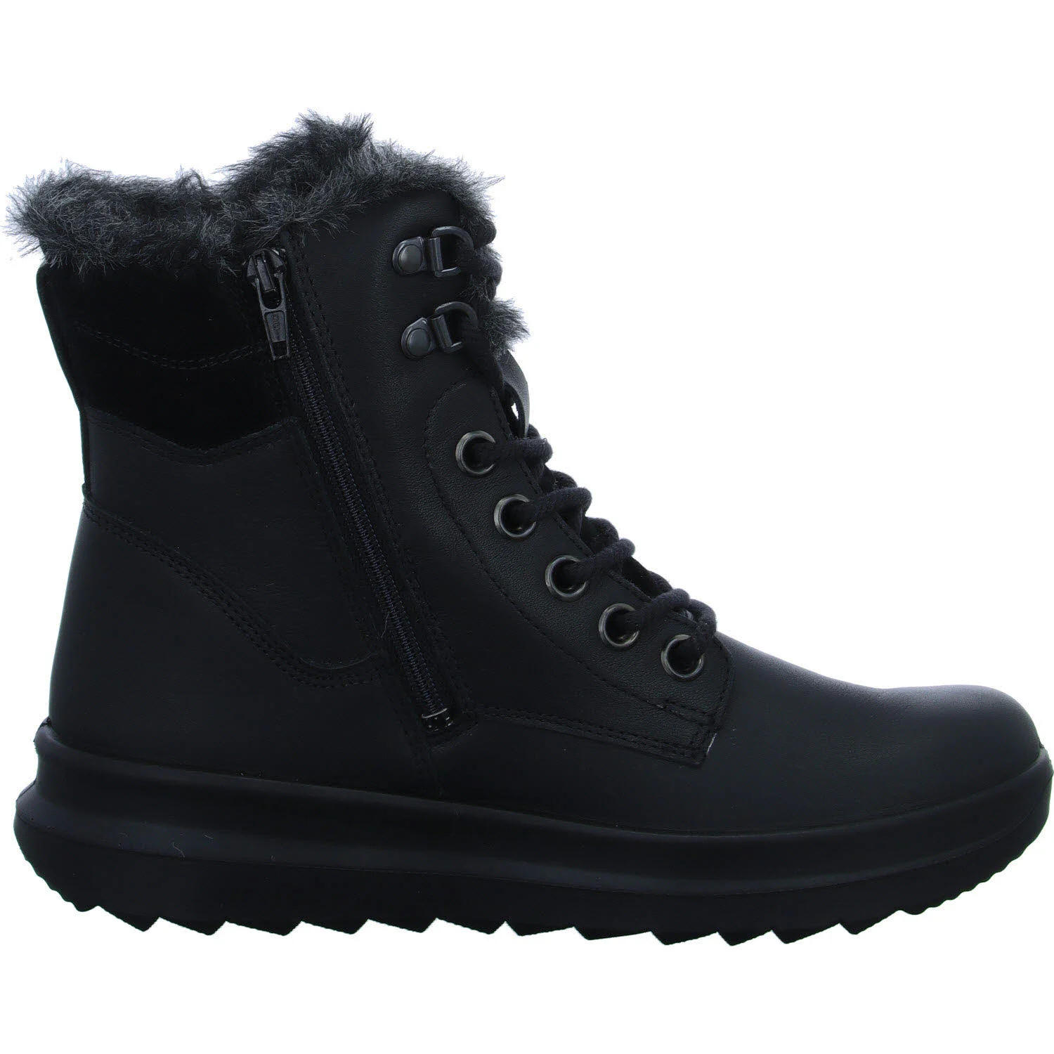 Element 7 von 8 (Bild) – Legero Damen Schnürstiefel warm 2-000351-0100 Dreamer schwarz (schwarz) H (weit)