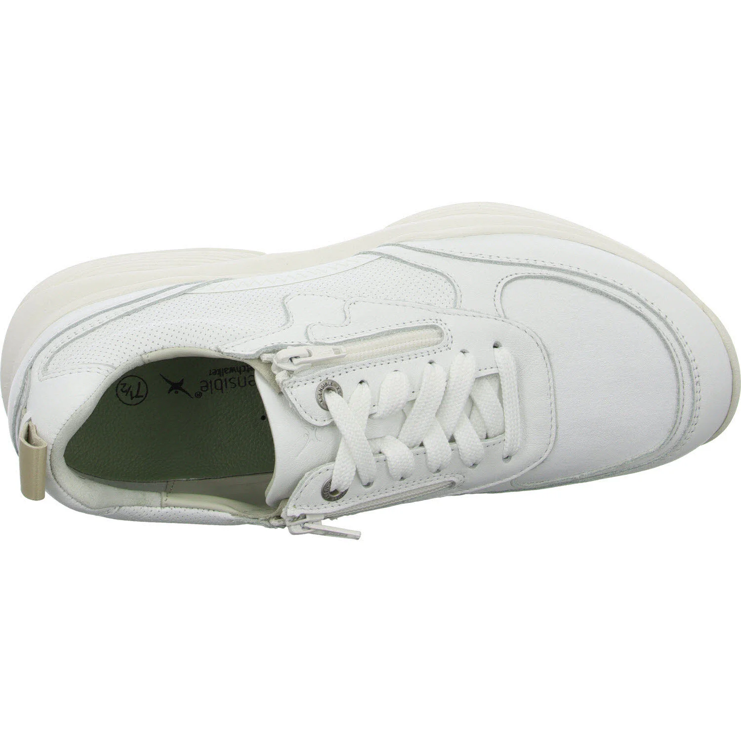 Xsensible Damen Schnürschuhe 32005.3/101-HX SWX21 white HX (weit)