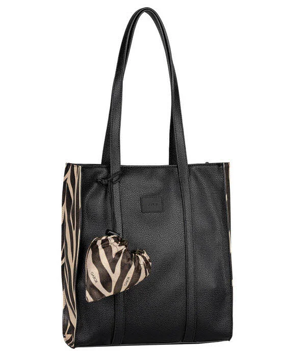 Gabor Handtaschen 012820 061 Elfie Luxe Zip tote bag M animal black