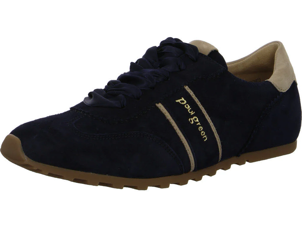 Paul Green Damen Schnürschuhe 5508-072 5508 blau/antelope normal
