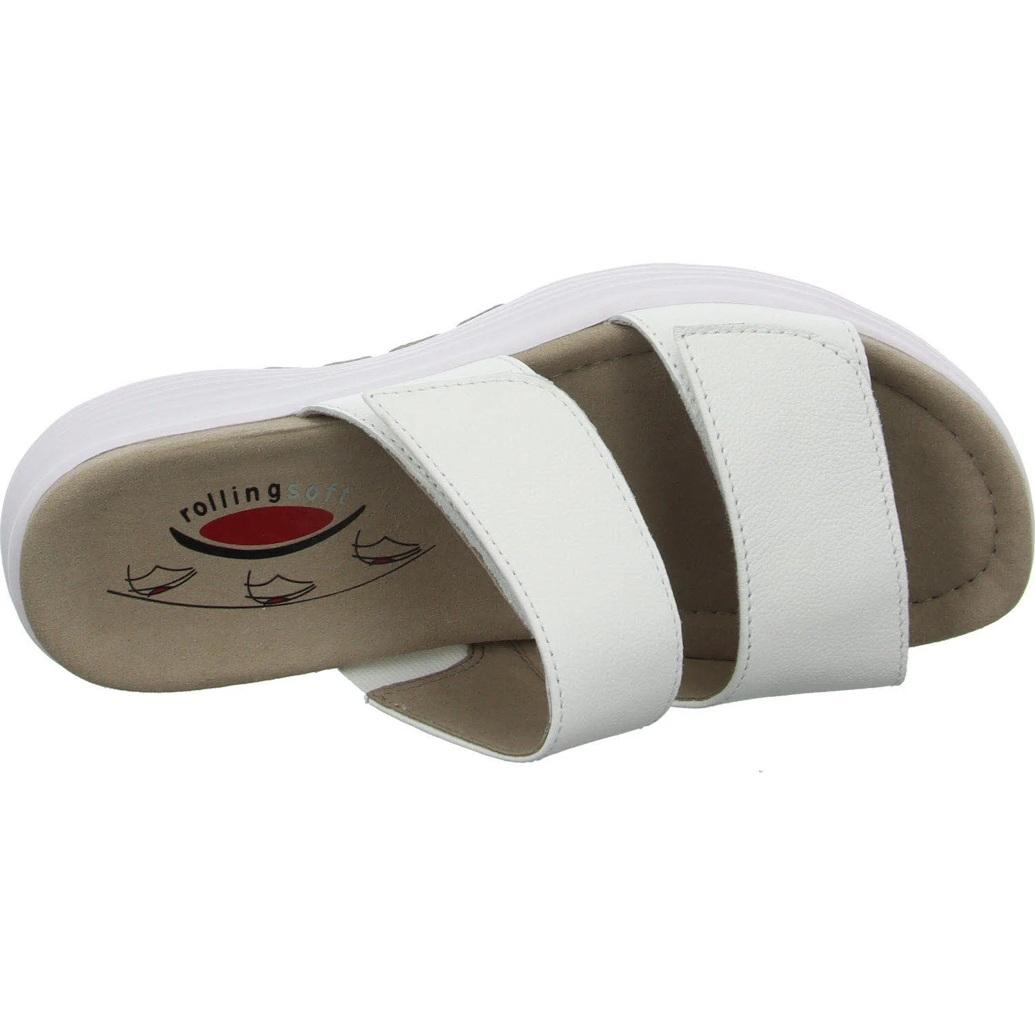 Gabor Rollingsoft Damen Pantoletten 86.811.50 86.811 weiss (Micro) G (normal)
