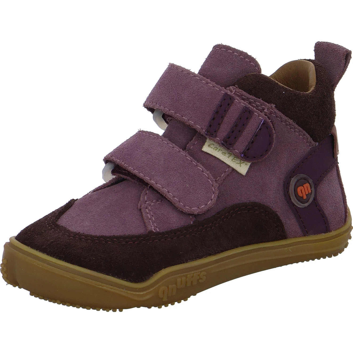 qnuffs Kinderschuh zum Schlupfen QN 0010142/320 Kastanie brombeer/sucre WMS mittel