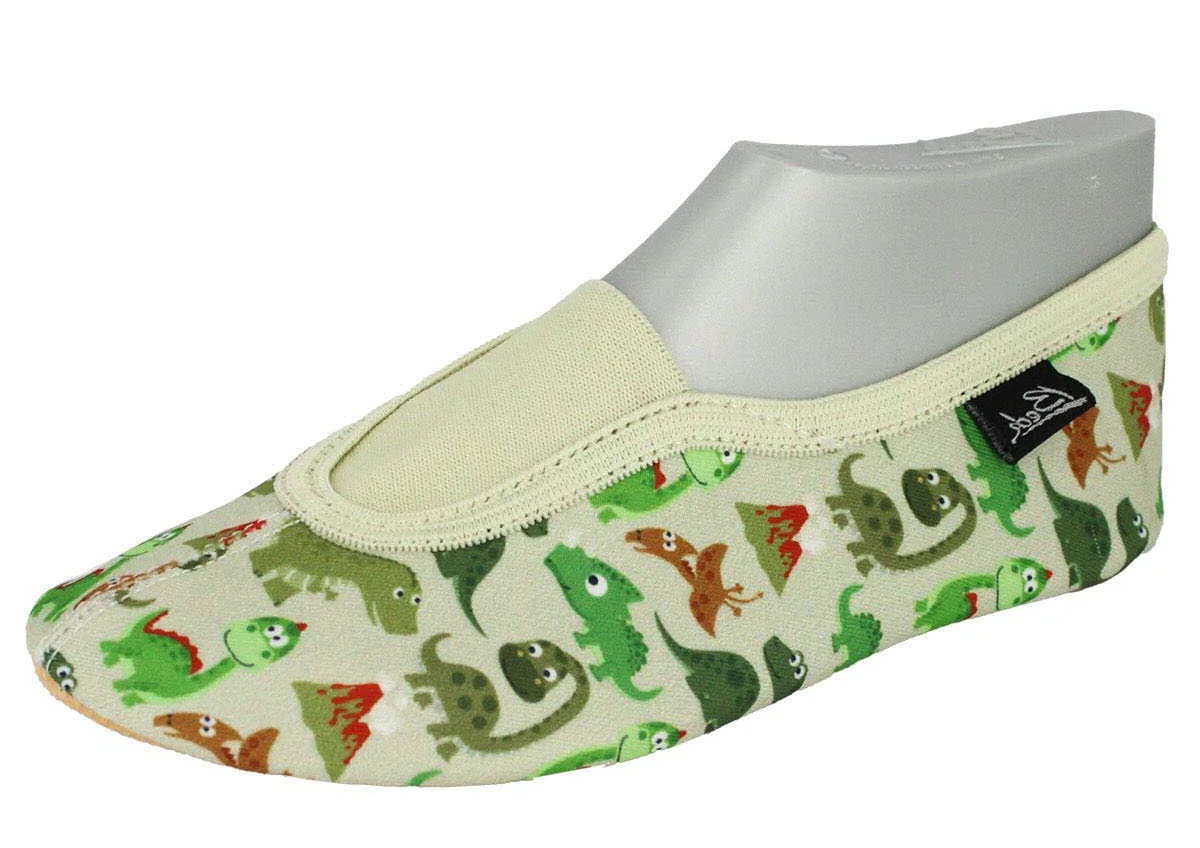 Beck Gymnastikschuhe 1012/17 Funny Dinos, Rist sand normal