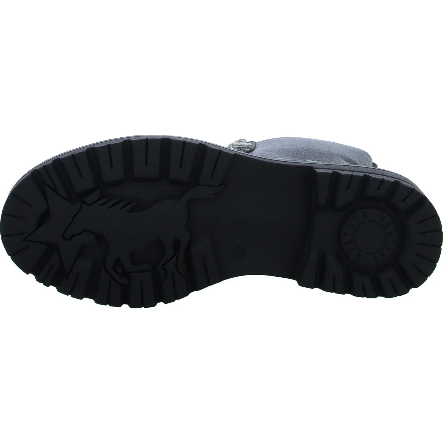 Mustang Damen Stiefeletten 1404504-9 1404504 schwarz normal