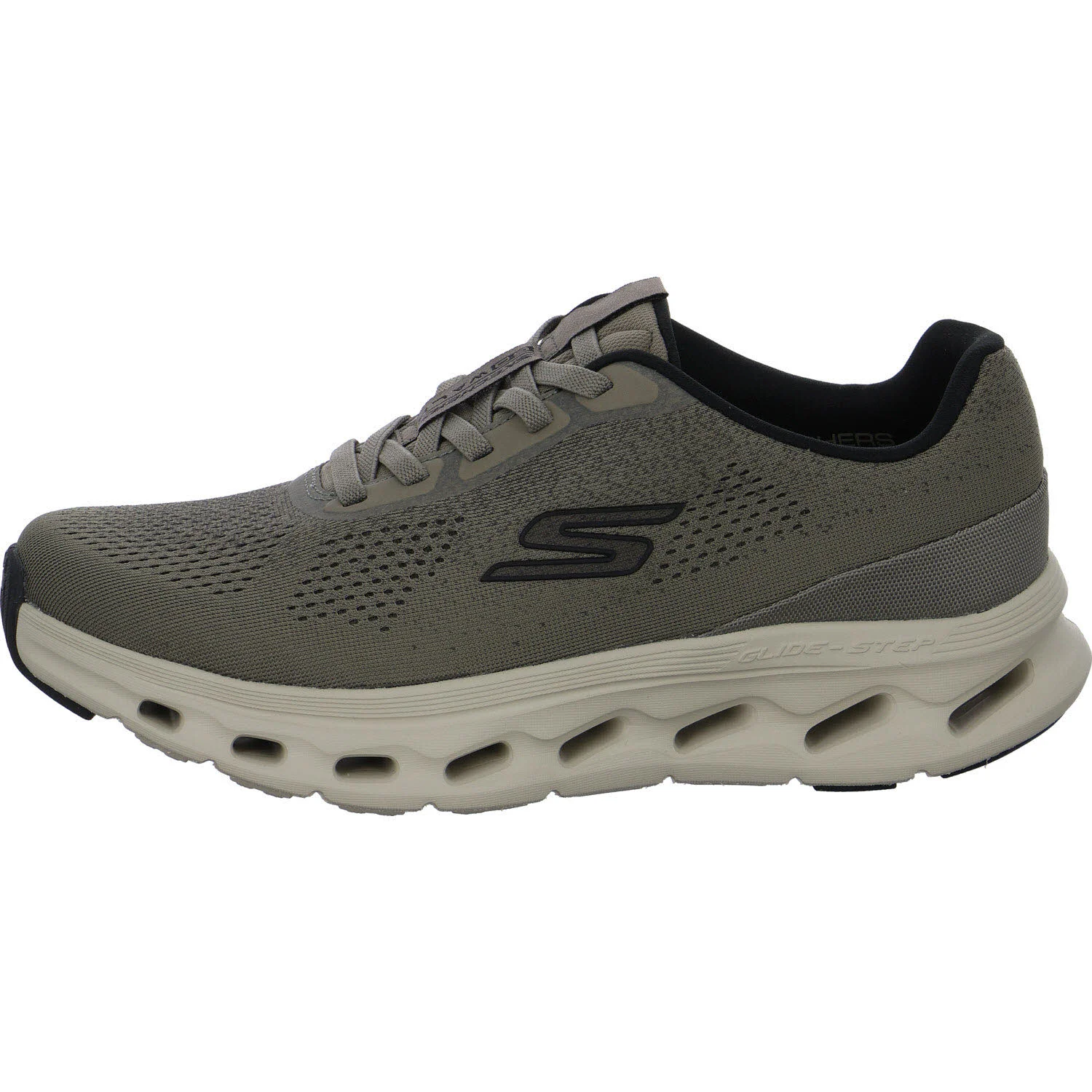 Skechers Herren Slipper 217020 DKTP Glide-Step 2.0 - VIC dark taupe normal