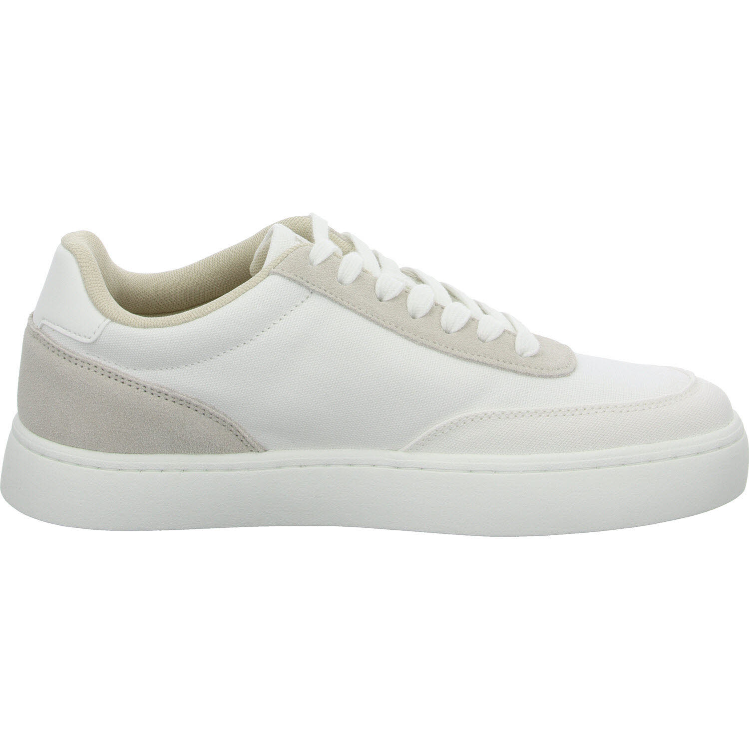 Calvin Klein Herren Schnürschuhe YM0YM0121802S CLASSIC CUPSOLE MG CANVAS bright white/eggshell normal