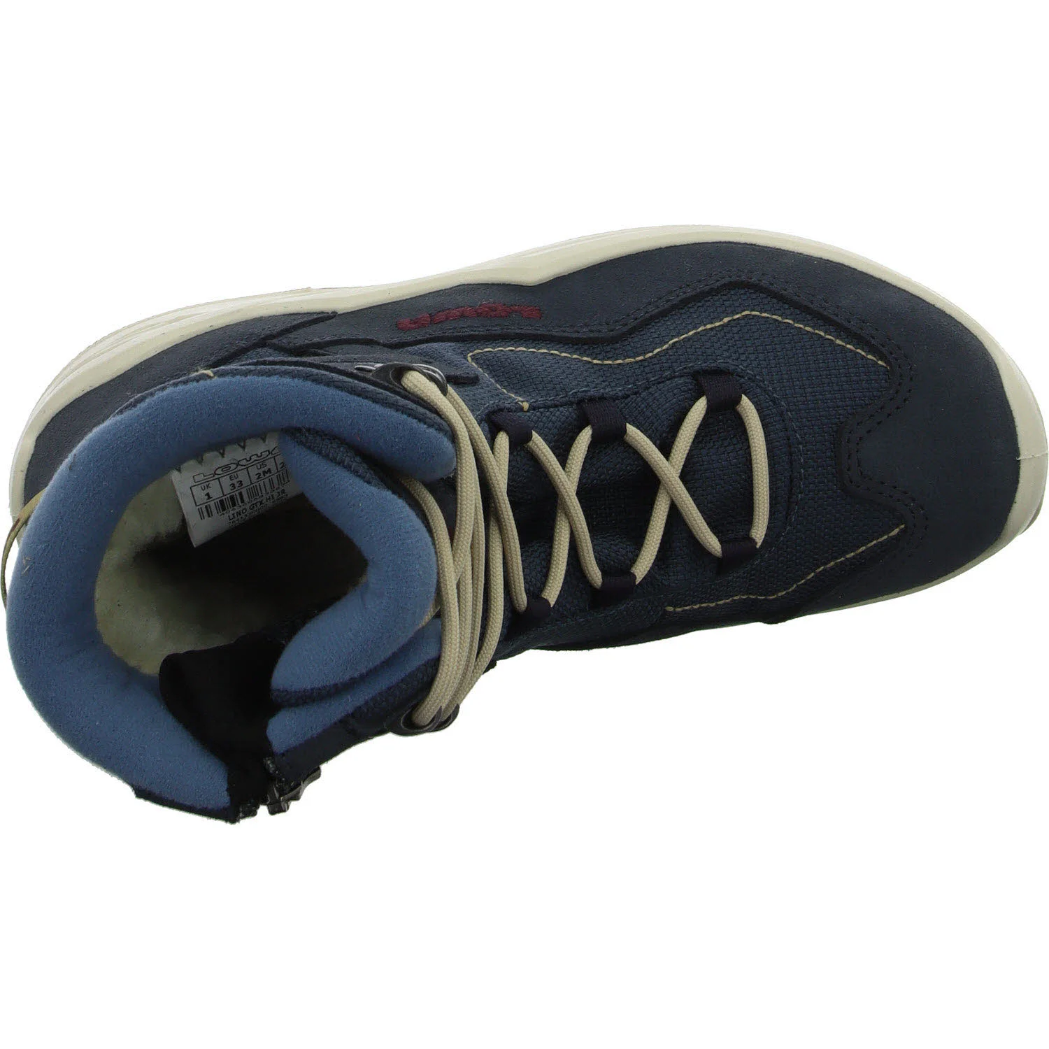 Element 8 von 8 (Bild) – Lowa Kinder Schnürstiefel 641530/6983 Lino GTX Hi Jr navy/dune normal