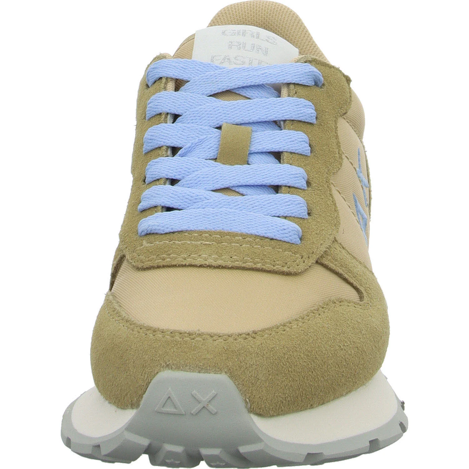 SUN68 Damen Schnürschuhe Z35201 16 ALLY SOLID NYLON beige normal