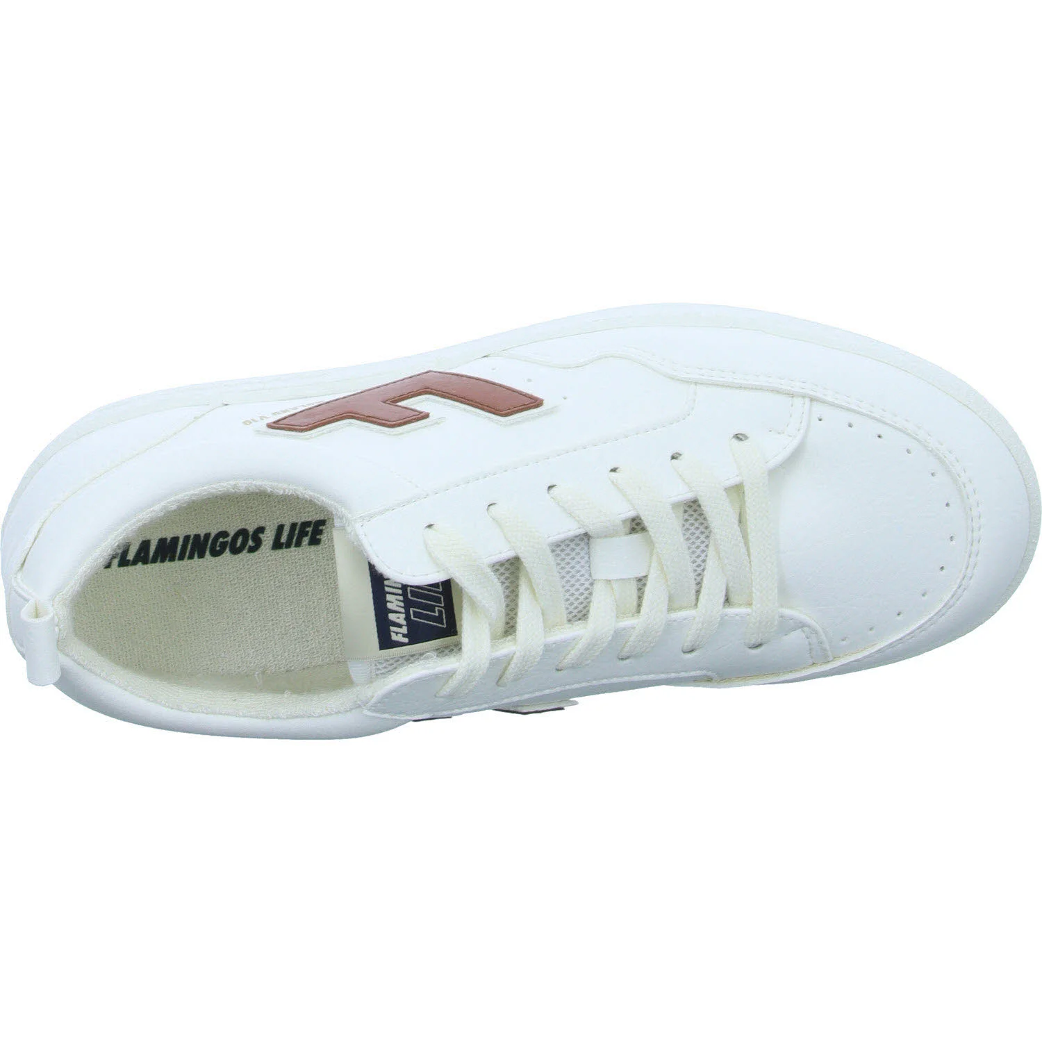 flamingos life Damen Schnürschuhe R10WHIBRI ROLAND V.10 white brick normal