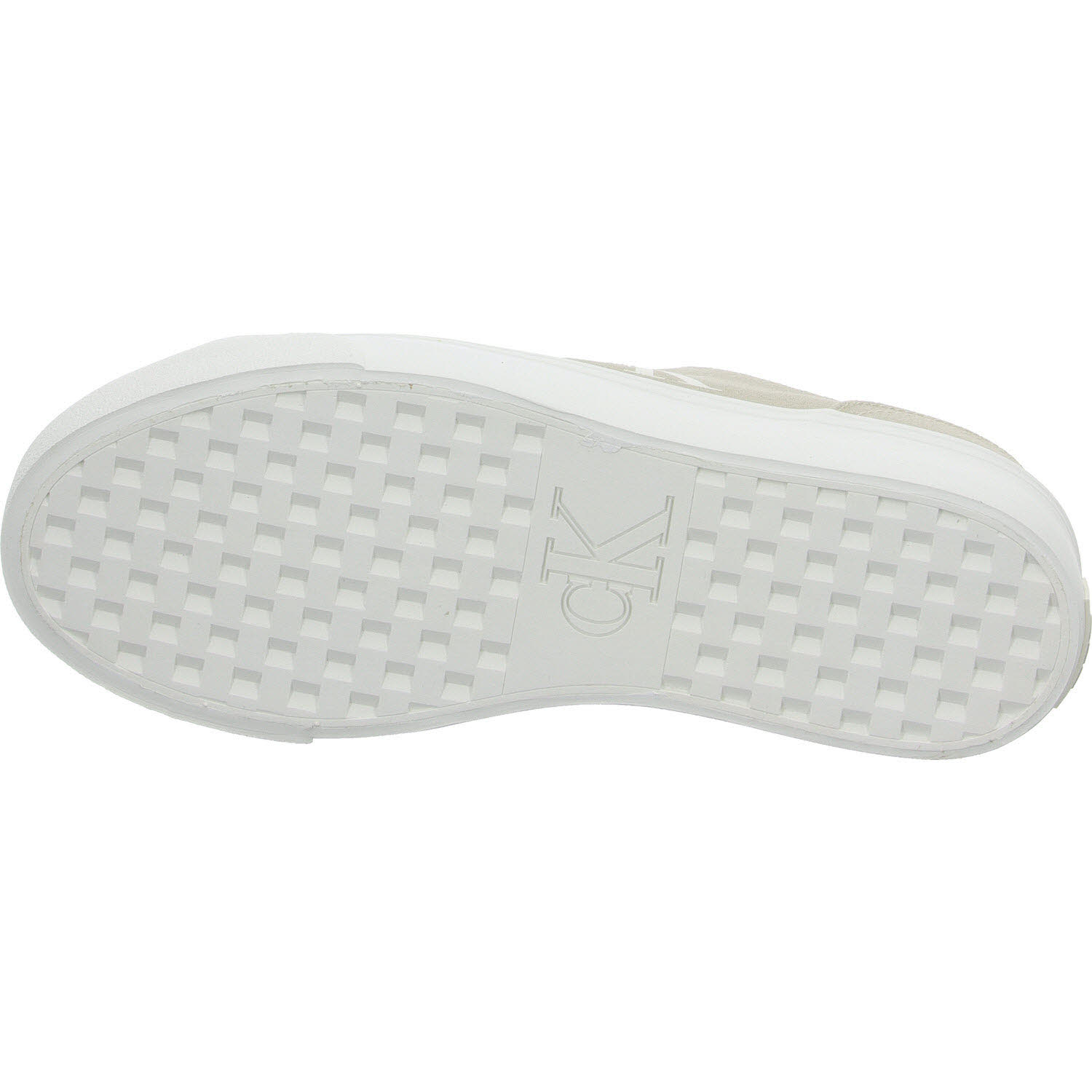 Calvin Klein Damen Schnürschuhe YW0YW01763ACF VULC FLATFORM LOW CV MG eggshell/creamy white normal