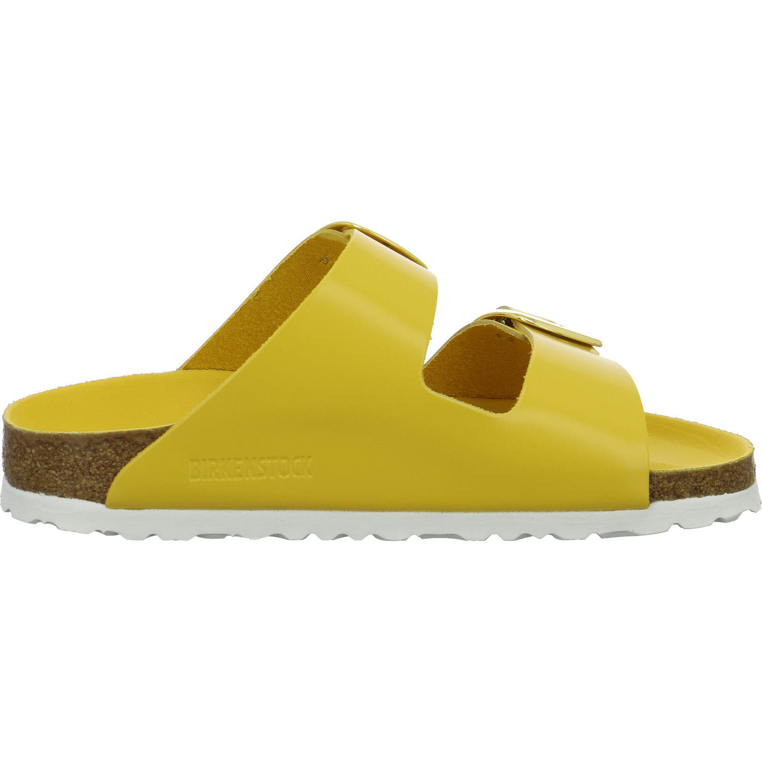 BIRKENSTOCK Pantoletten 1031822 Arizona Big Buckle high-shine ochre schmal