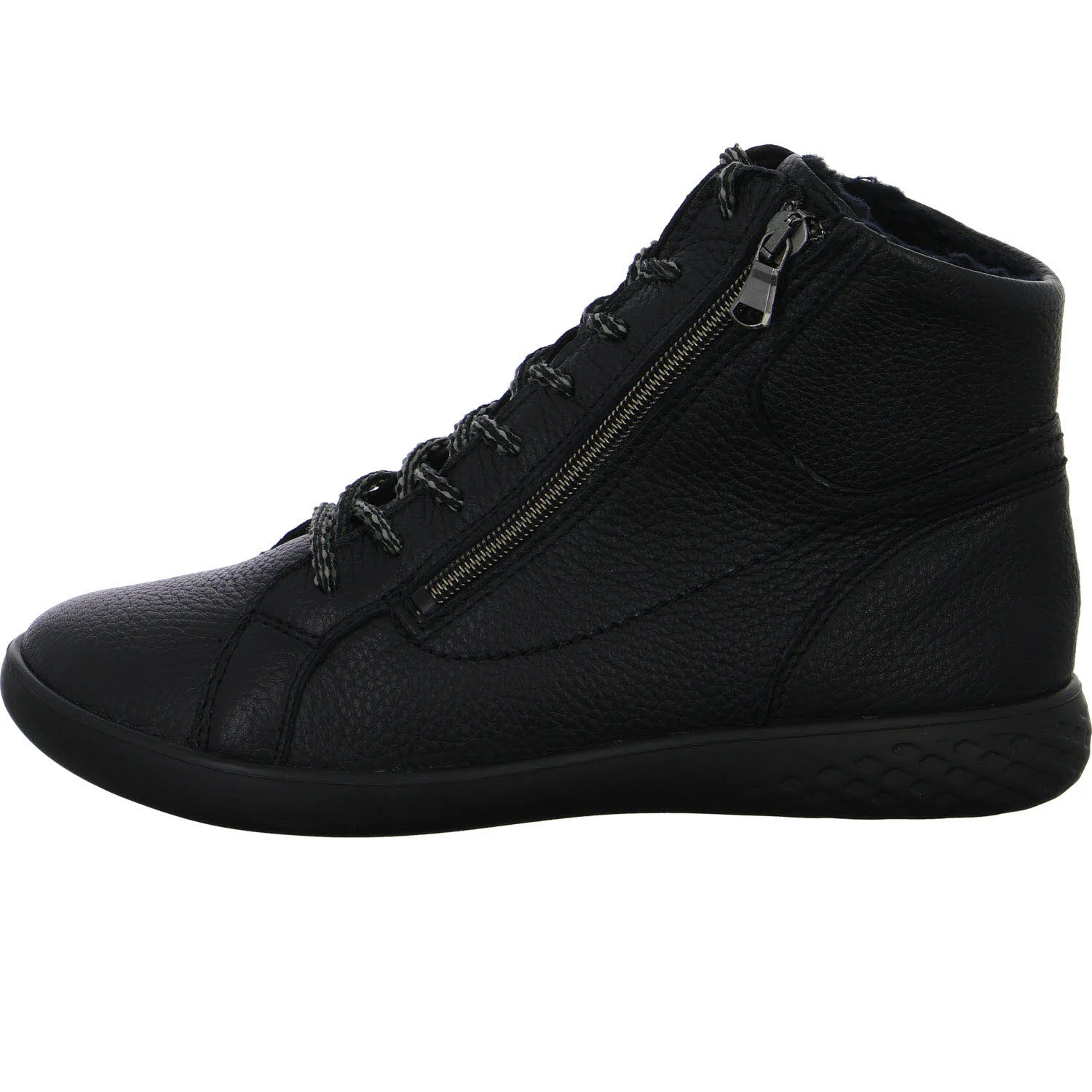 Waldläufer Damen Schnürstiefel warm 947803-169/001 H-Cloé schwarz H (weit)
