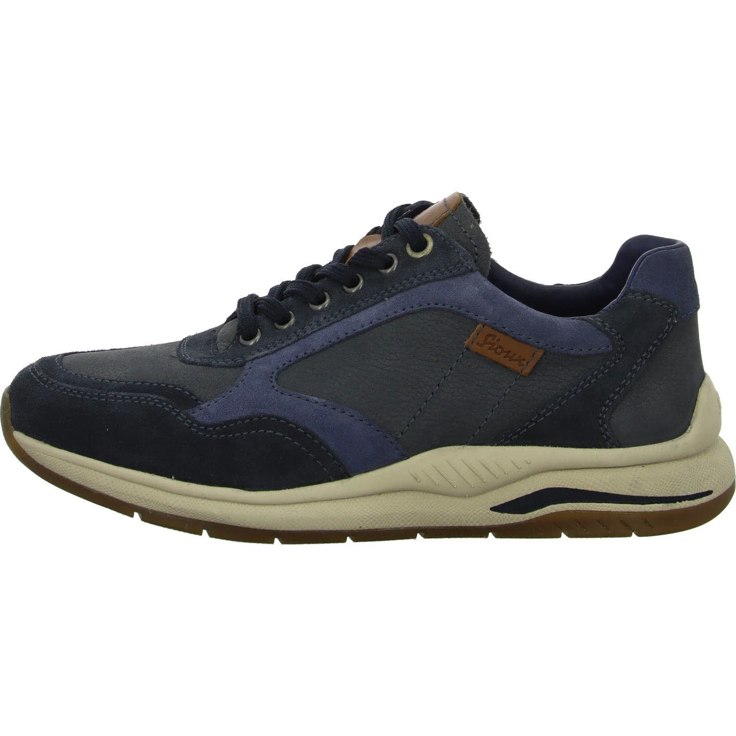 Sioux Herren Schnürschuhe 12435 Turibio-713-J deepblue/indac/zaffir J (extra weit)
