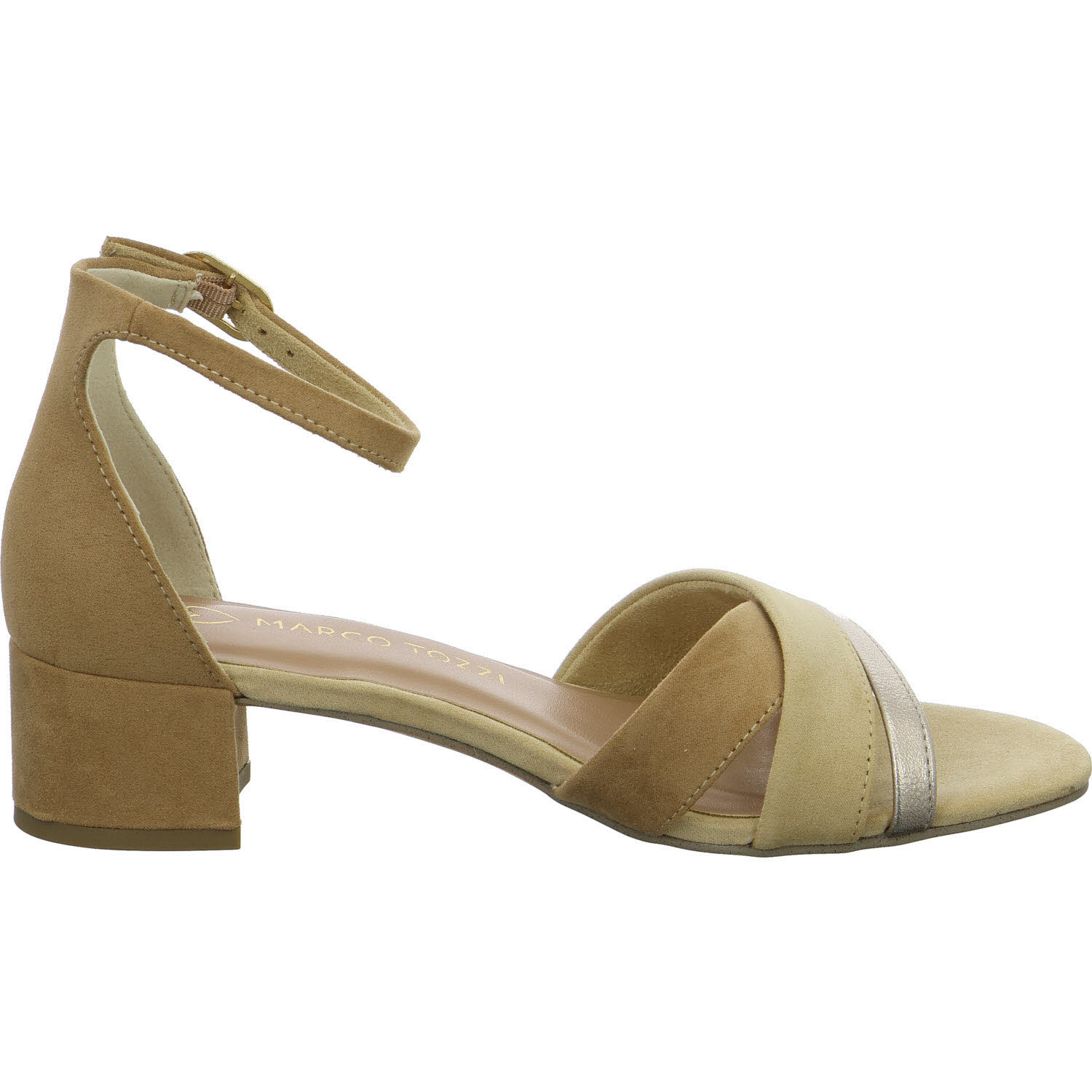 Marco Tozzi Damen Sandalen 2-28201-46/474 2-28201-46 nougar comb normal