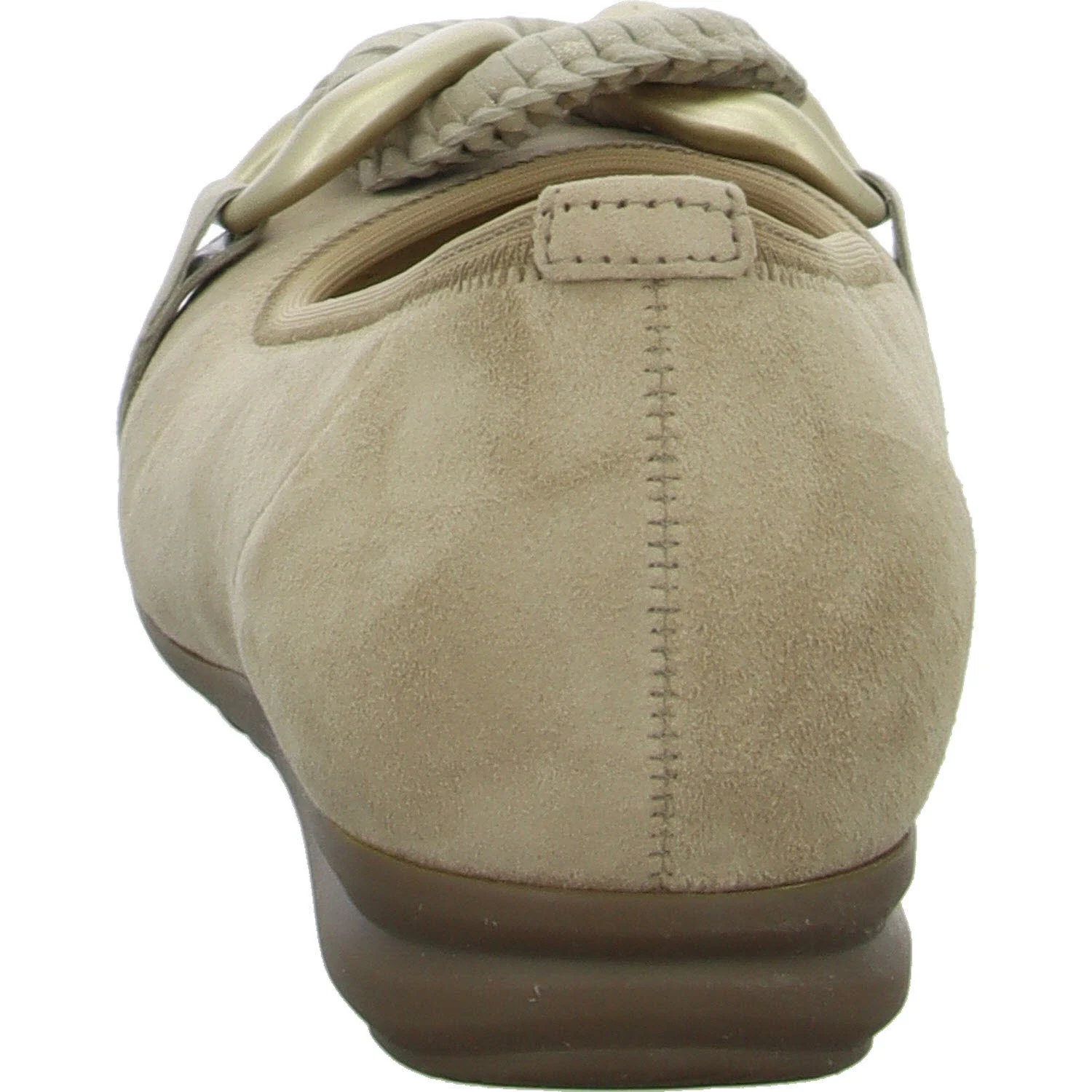 Element 4 von 8 (Bild) – Gabor Damen Ballerina 82.625.30 82.625 sand (goldmatt+OBL) G (normal)