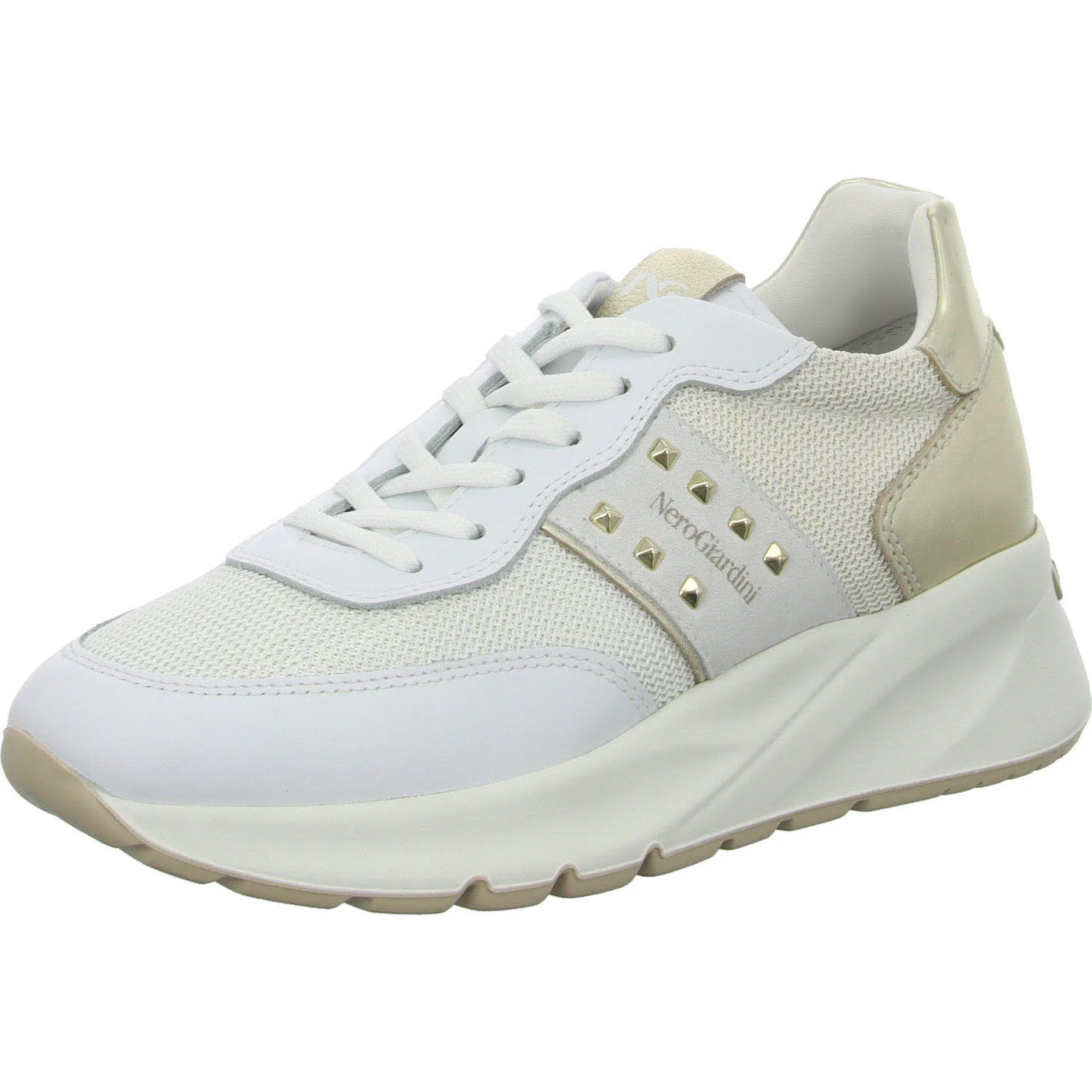 NeroGiardini Damen Schnürschuhe E512862D 707 E512862D bianco normal