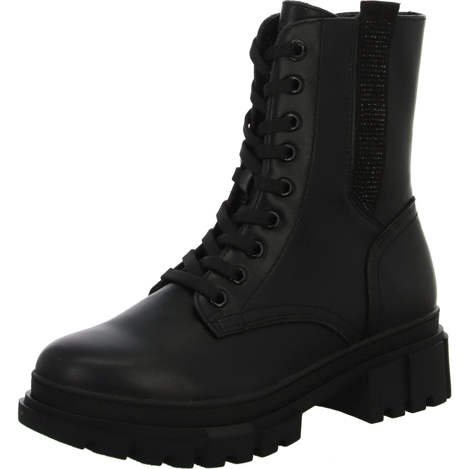 s.Oliver Damen Schnürstiefel 5-25231-45-031 5-25231-45 black glitter normal