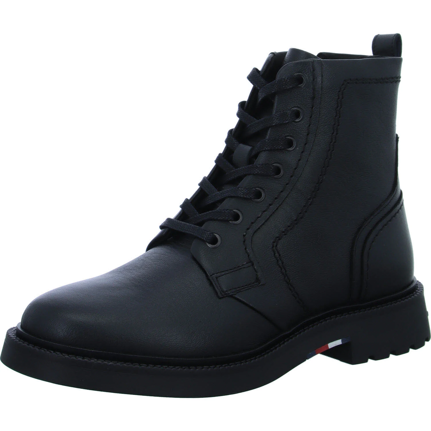 Tommy Hilfiger Herren Schnürstiefel FM0FM05183BDS HILFIGER COMFORT LWT LTHBOOT black normal