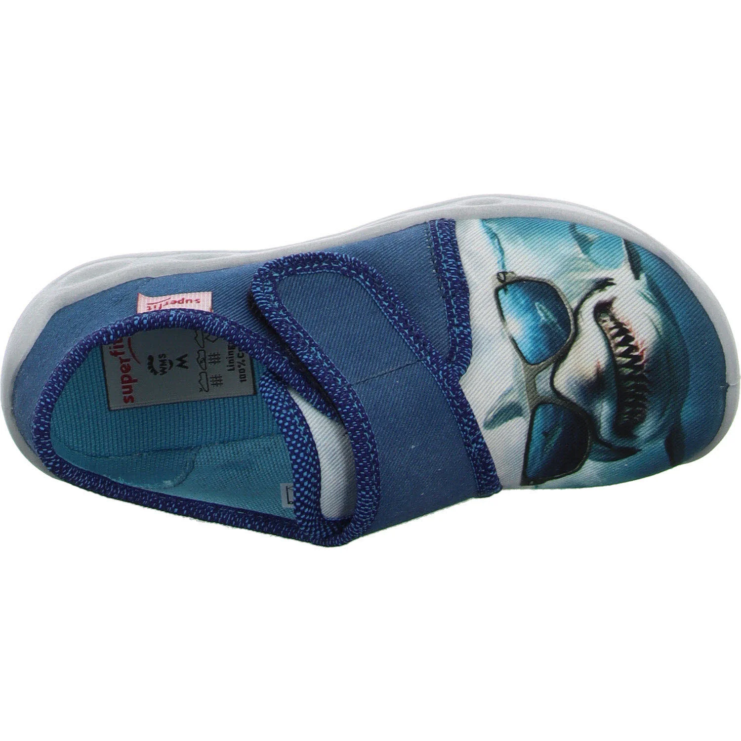 Superfit Kinder Hausschuhe 1-006274-8040 Bubble türkis WMS mittel