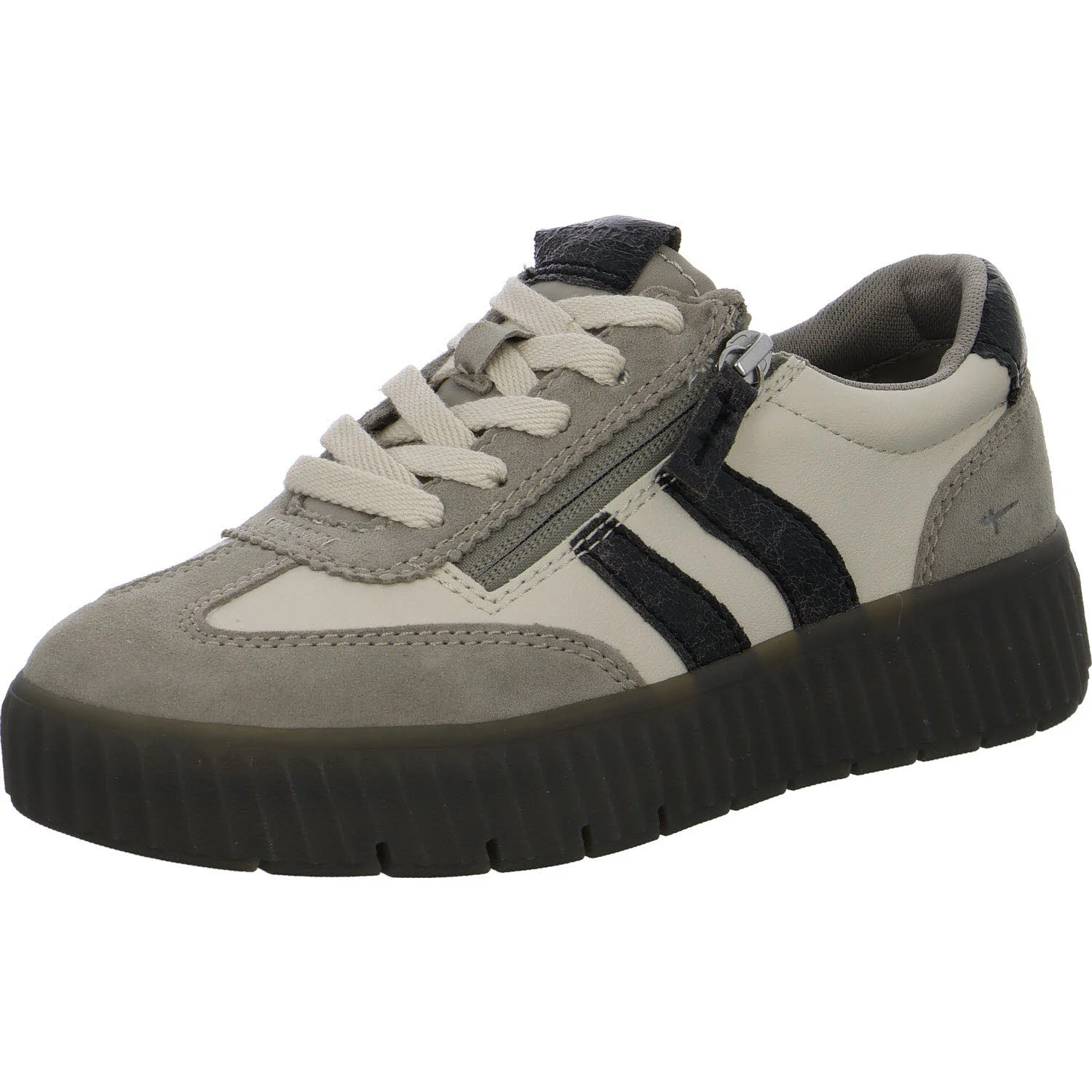 Tamaris Comfort Damen Schnürschuhe 8-83729-45-204 8-83729-45 lt grey weit