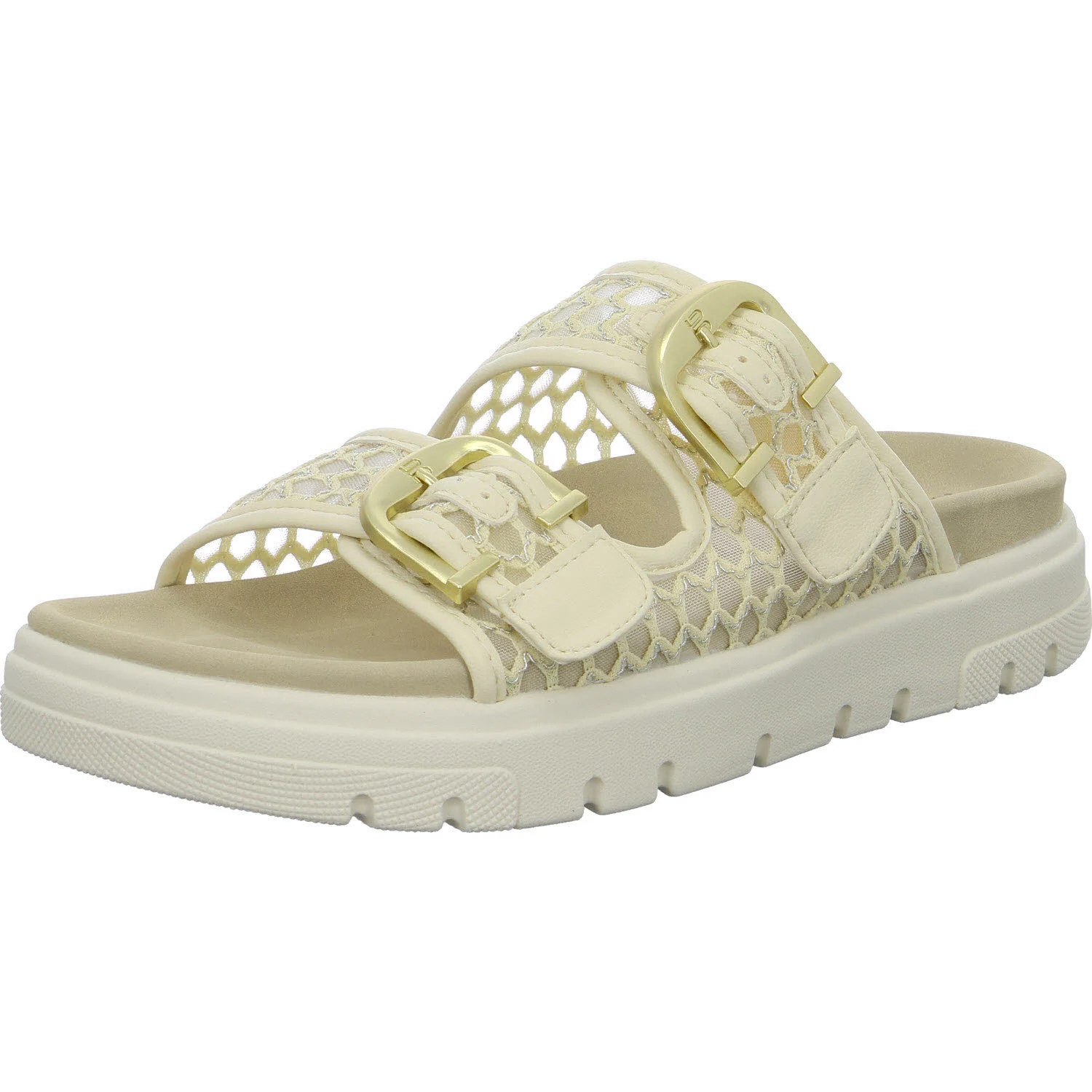 TT.Bagatt Damen Pantoletten D31AK7966950-5251 D31AK7966950 beige/gold normal
