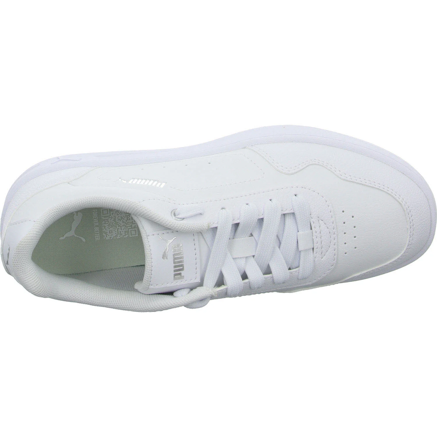 Puma Damen Schnürschuhe 395021/001 COURT CLASSY PUMA WHITE-PUMA SILV normal
