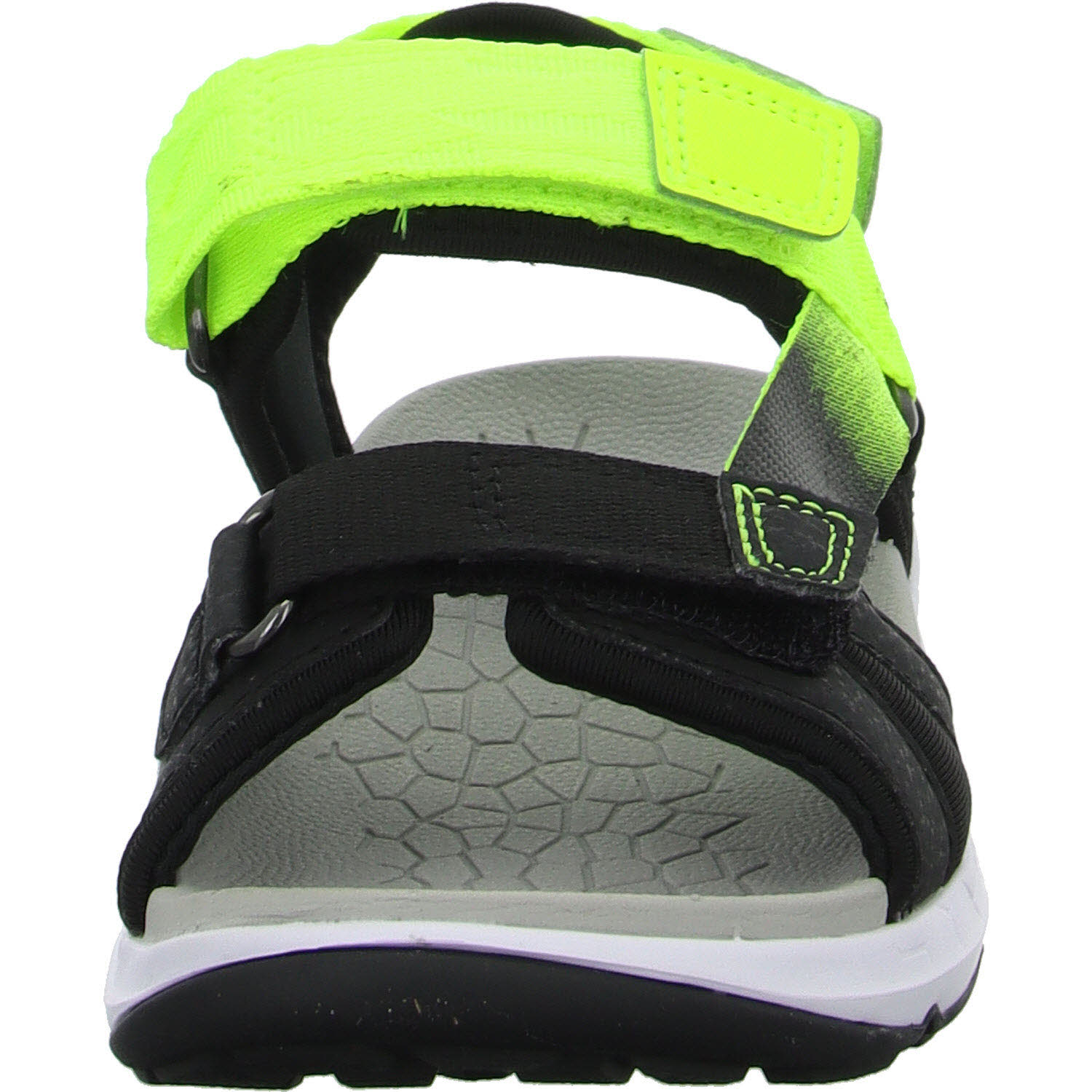 Superfit Kinder Sandalen 1-000580-0010 Criss Cross schwarz/gelb WMS mittel