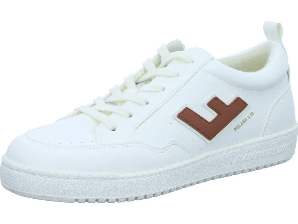 flamingos life Damen Schnürschuhe R10WHIBRI ROLAND V.10 white brick normal