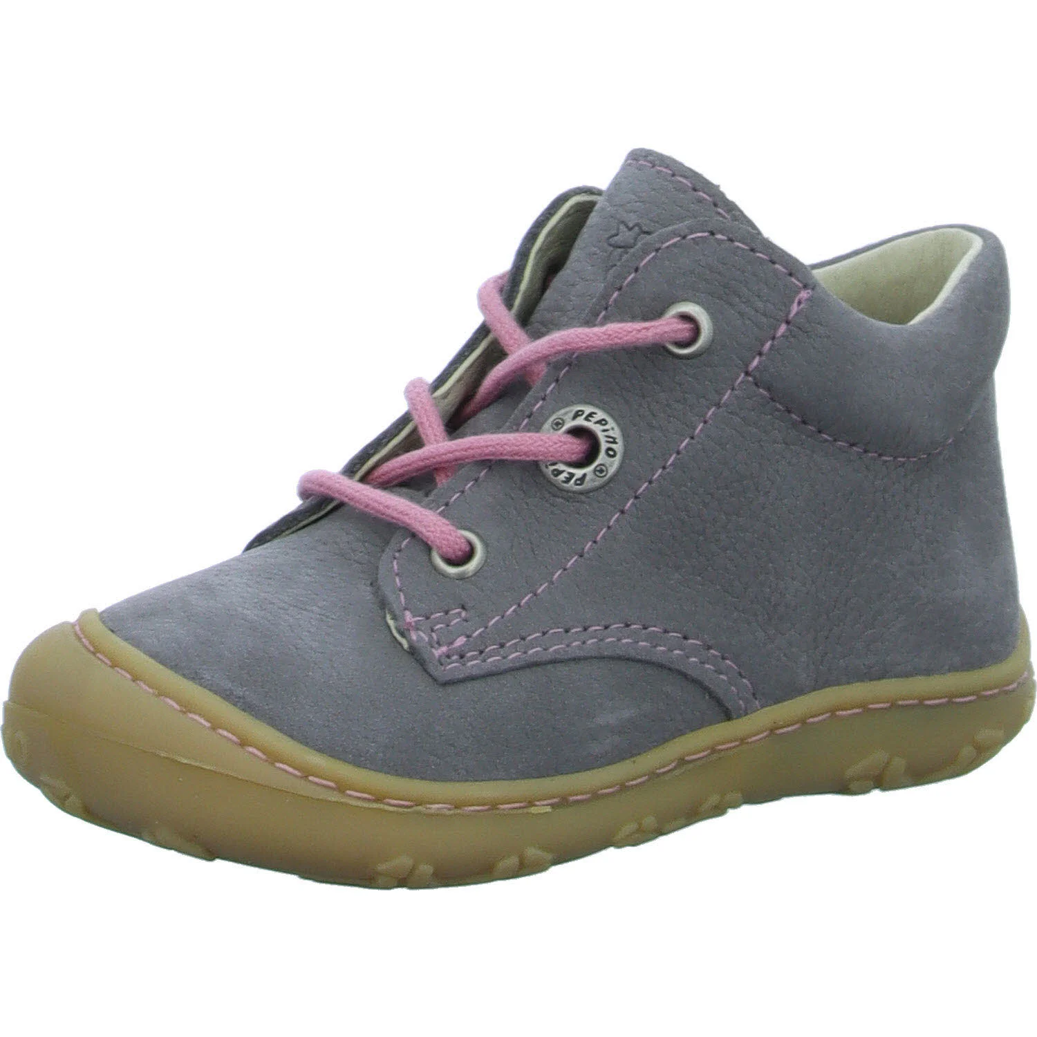 Element 2 von 8 (Bild) – Ricosta Kinder Halbschuhe zum Schnüren 50 1200102/460 Cory graphit/rosa WMS mittel